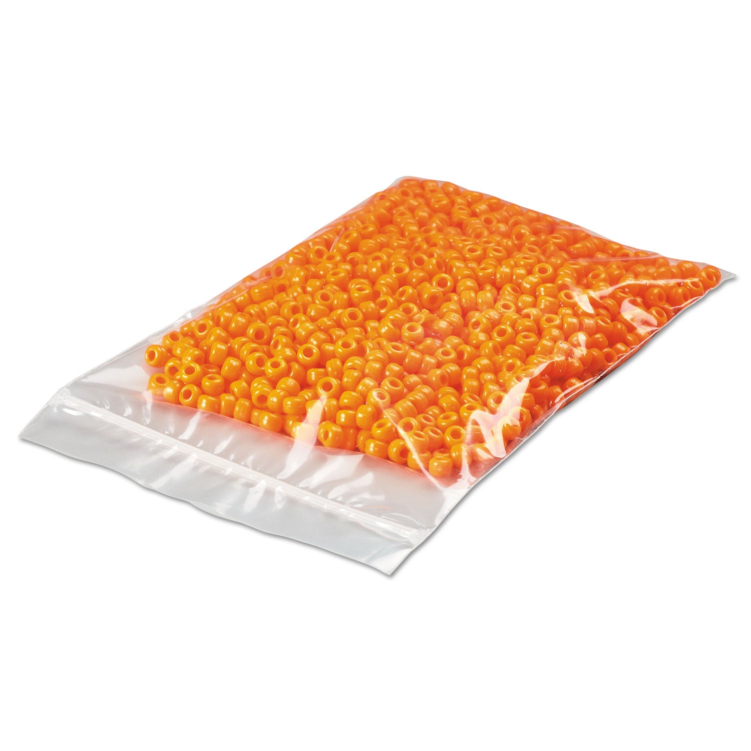 Reclosable Poly Bags, Zipper-Style Closure, 2 mil, 3" x 4", Clear, 1,000/Carton