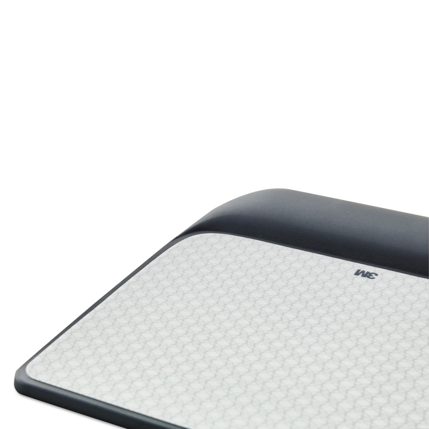 3M™ Mouse Pad with Precise Mousing Surface and Gel Wrist Rest, 8.5 x 9, Gray/Black