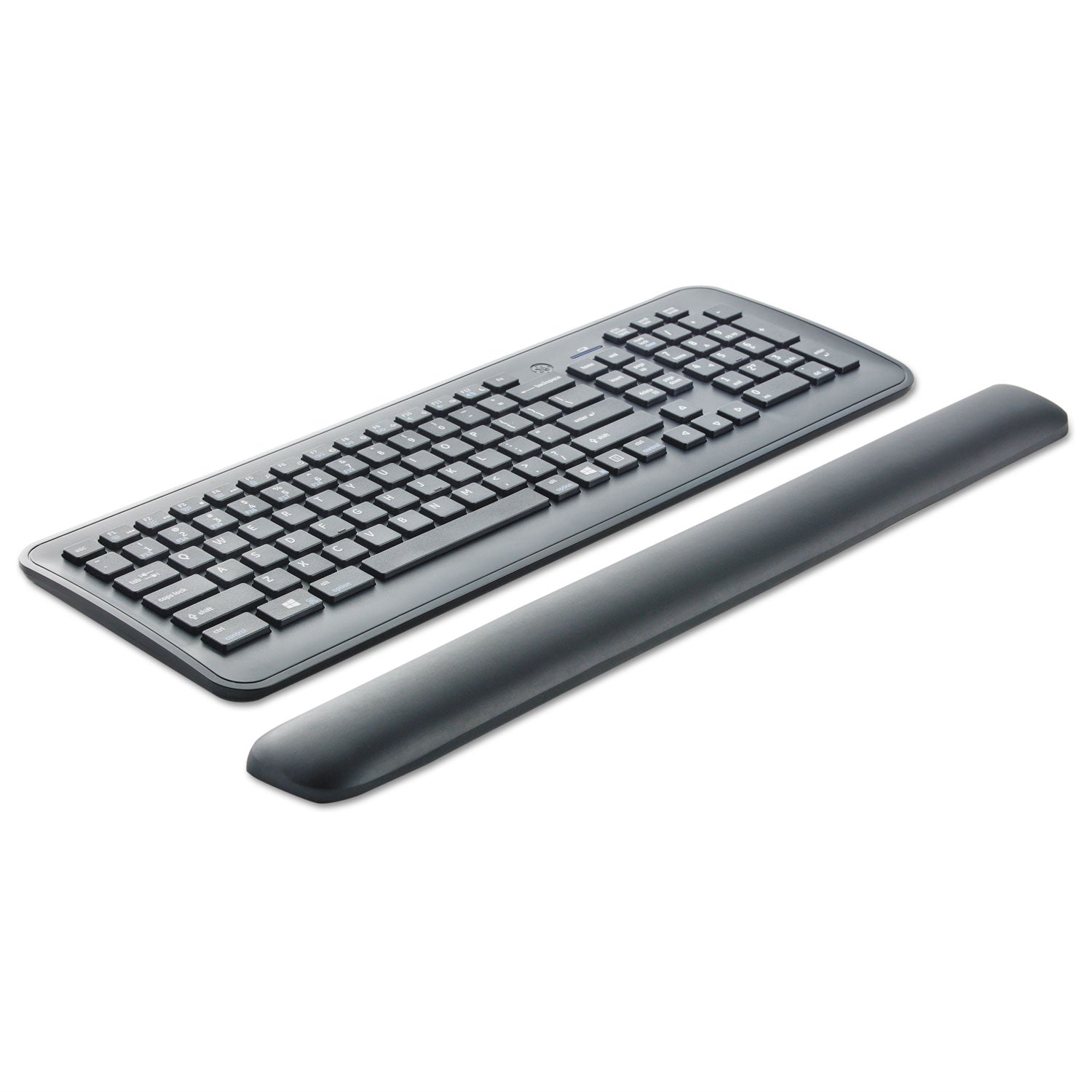 3M™ Gel Wrist Rest for Keyboards, 19 x 2, Black