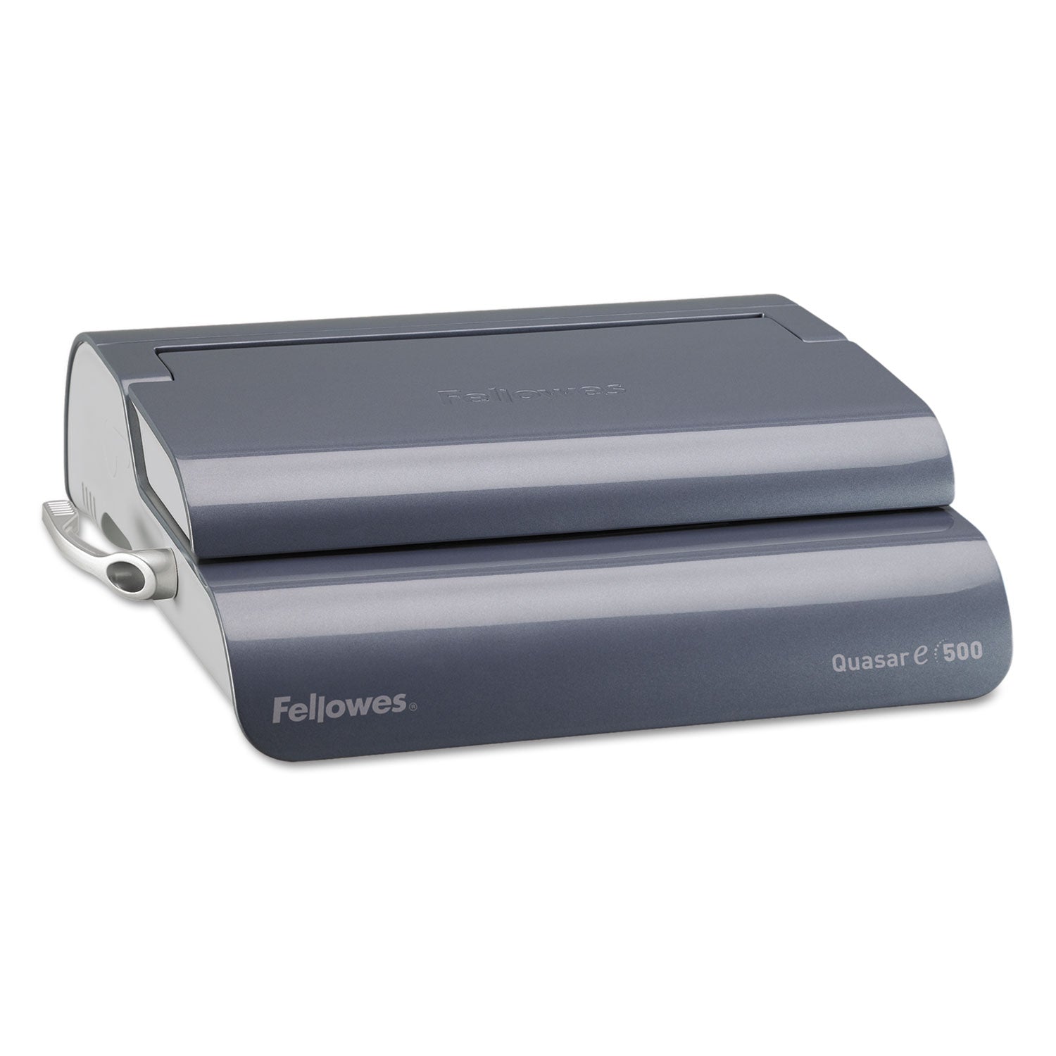 Fellowes® Quasar 500 Electric Comb Binding System, 500 Sheets, 16.88 x 15.38 x 5.13, Metallic Gray