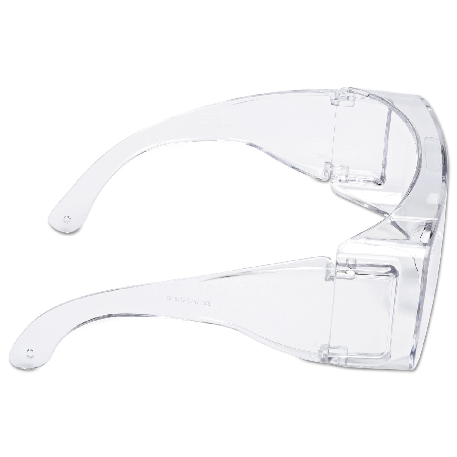 3M™ Tour Guard V Safety Glasses, One Size Fits Most, Clear Frame/Lens, 20/Box