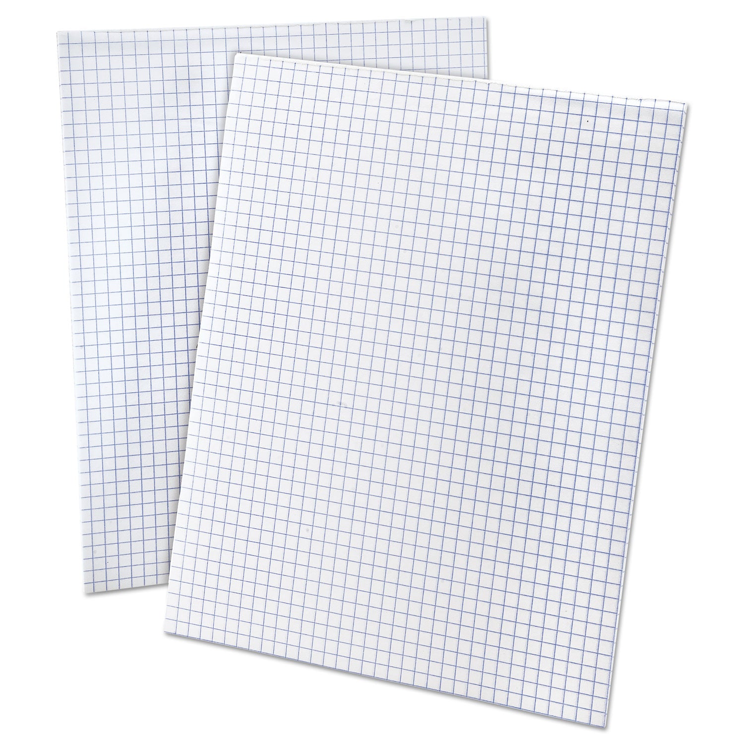 Quadrille Pads, Quadrille Rule (4 sq/in), 50 White (Standard 15 lb Bond) 8.5 x 11 Sheets