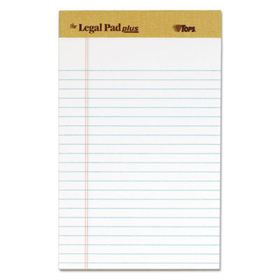 "The Legal Pad" Plus Ruled Perforated Pads with 40 pt. Back, Narrow Rule, 50 White 5 x 8 Sheets, Dozen Flipcost Flipcost