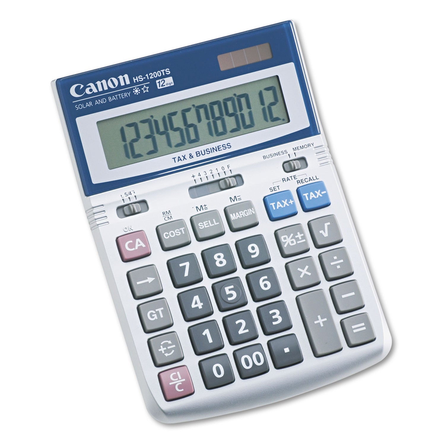 HS-1200TS Desktop Calculator, 12-Digit LCD