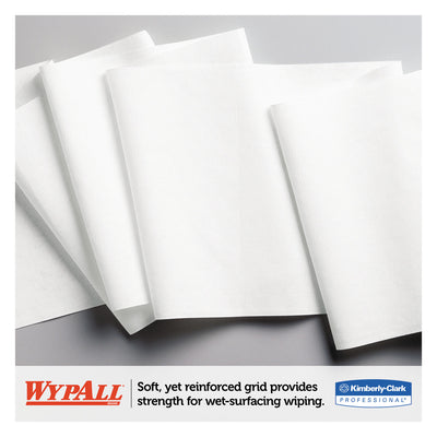 WypAll® L30 Towels, Center-Pull Roll, 9.8 x 15.2, White, 300/Roll, 2 Rolls/Carton - Flipcost