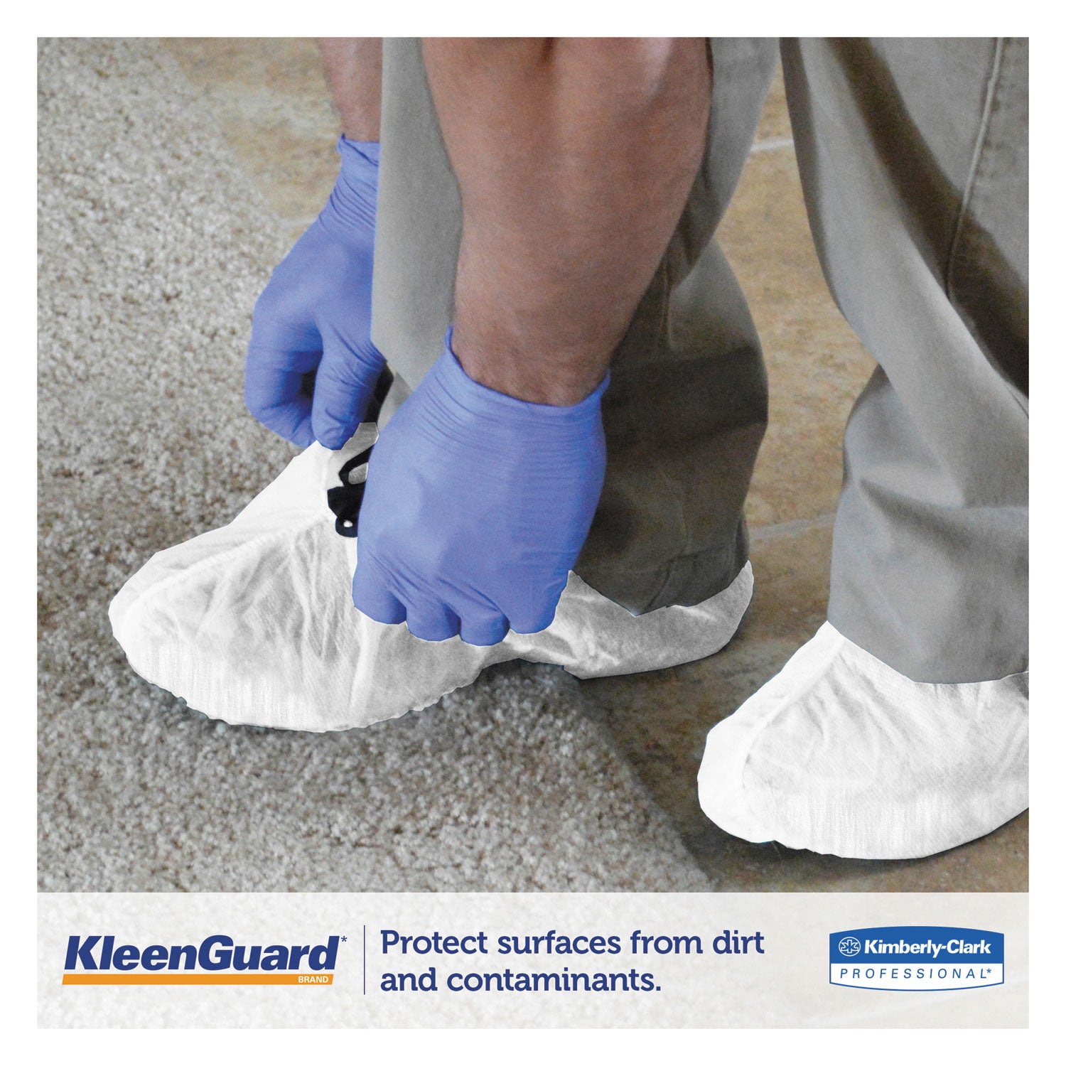 KleenGuard™ A40 Liquid and Particle Protection Shoe Covers, Medium, White, 400/Carton