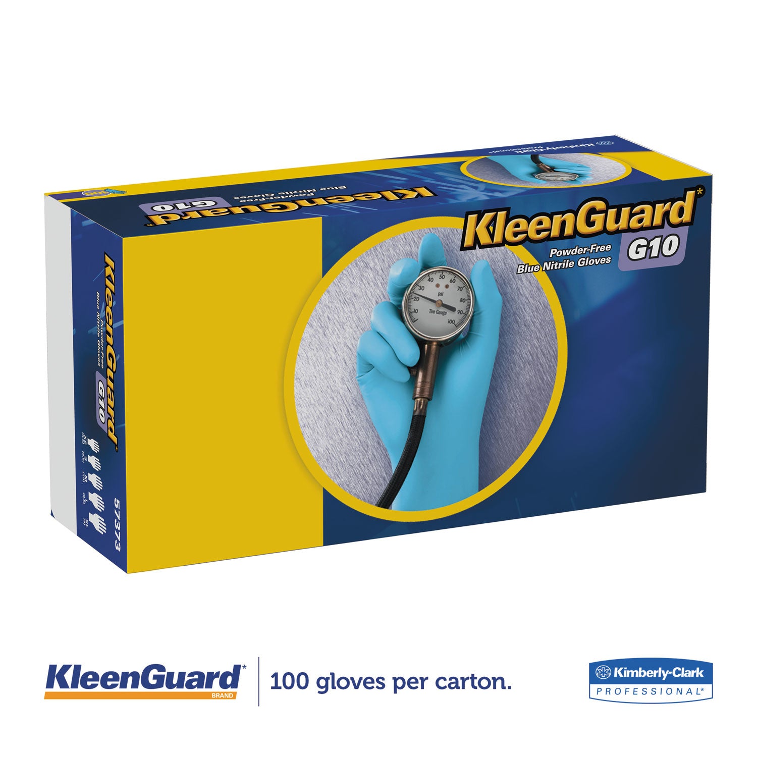 G10 Blue Nitrile Gloves, X-Small, Blue, 100/Box KleenGuard™ Flipcost