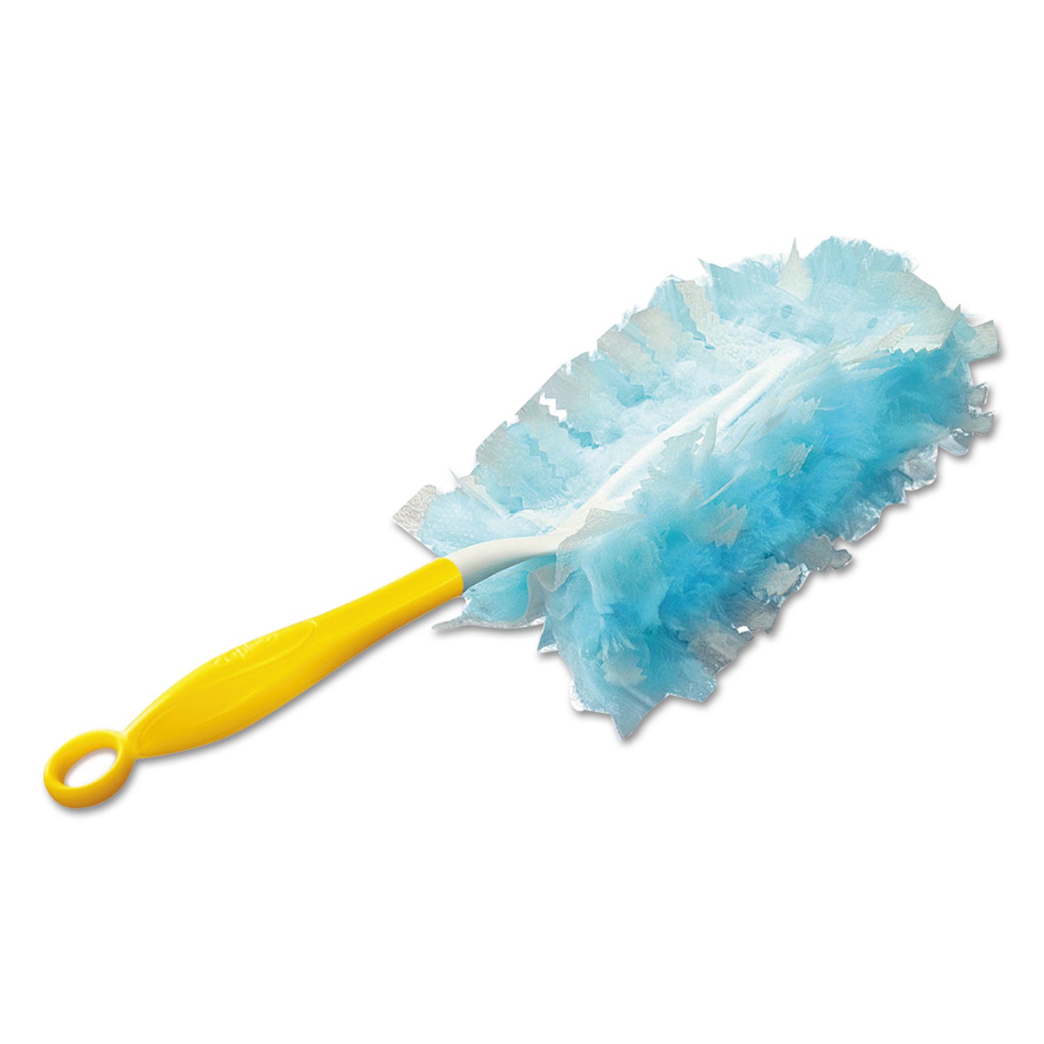 Swiffer® Dusters Starter Kit, Dust Lock Fiber, 6" Handle, Blue/Yellow, 6/Carton