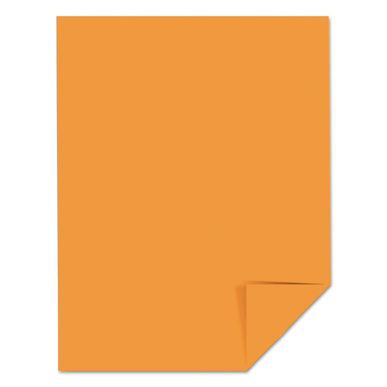 Astrobrights® Color Cardstock, 65 lb Cover Weight, 8.5 x 11, Cosmic Orange, 250/Pack