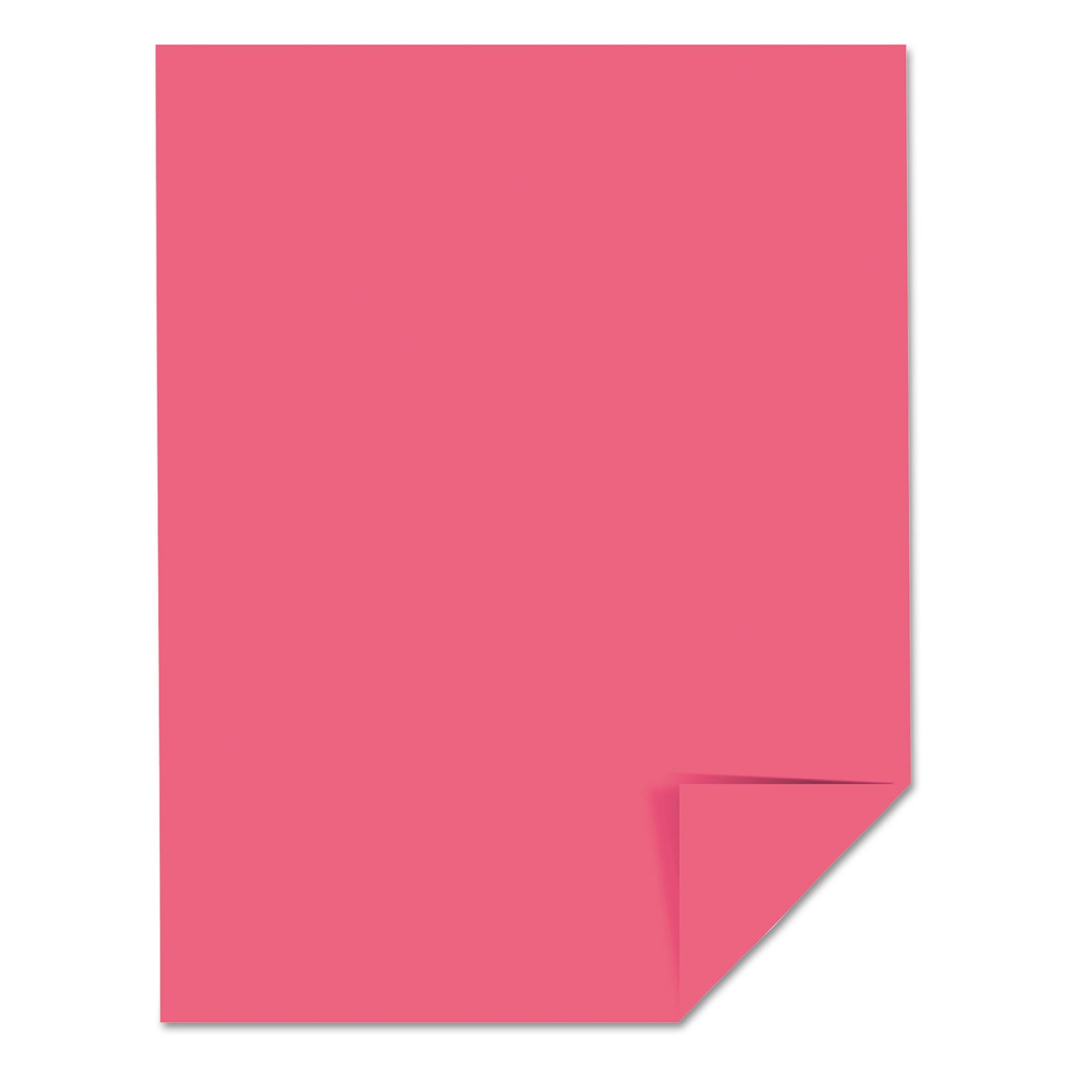 Astrobrights® Color Cardstock, 65 lb Cover Weight, 8.5 x 11, Plasma Pink, 250/Pack