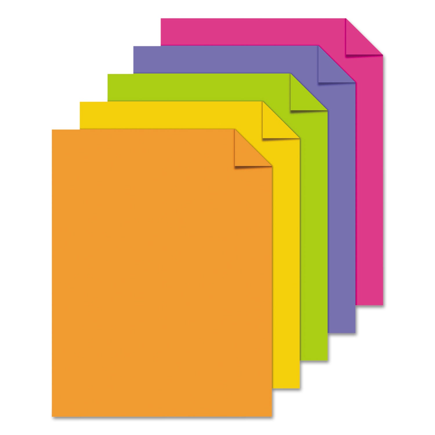 Astrobrights® Color Cardstock -"Happy" Assortment, 65 lb Cover Weight, 8.5 x 11, Assorted, 250/Pack