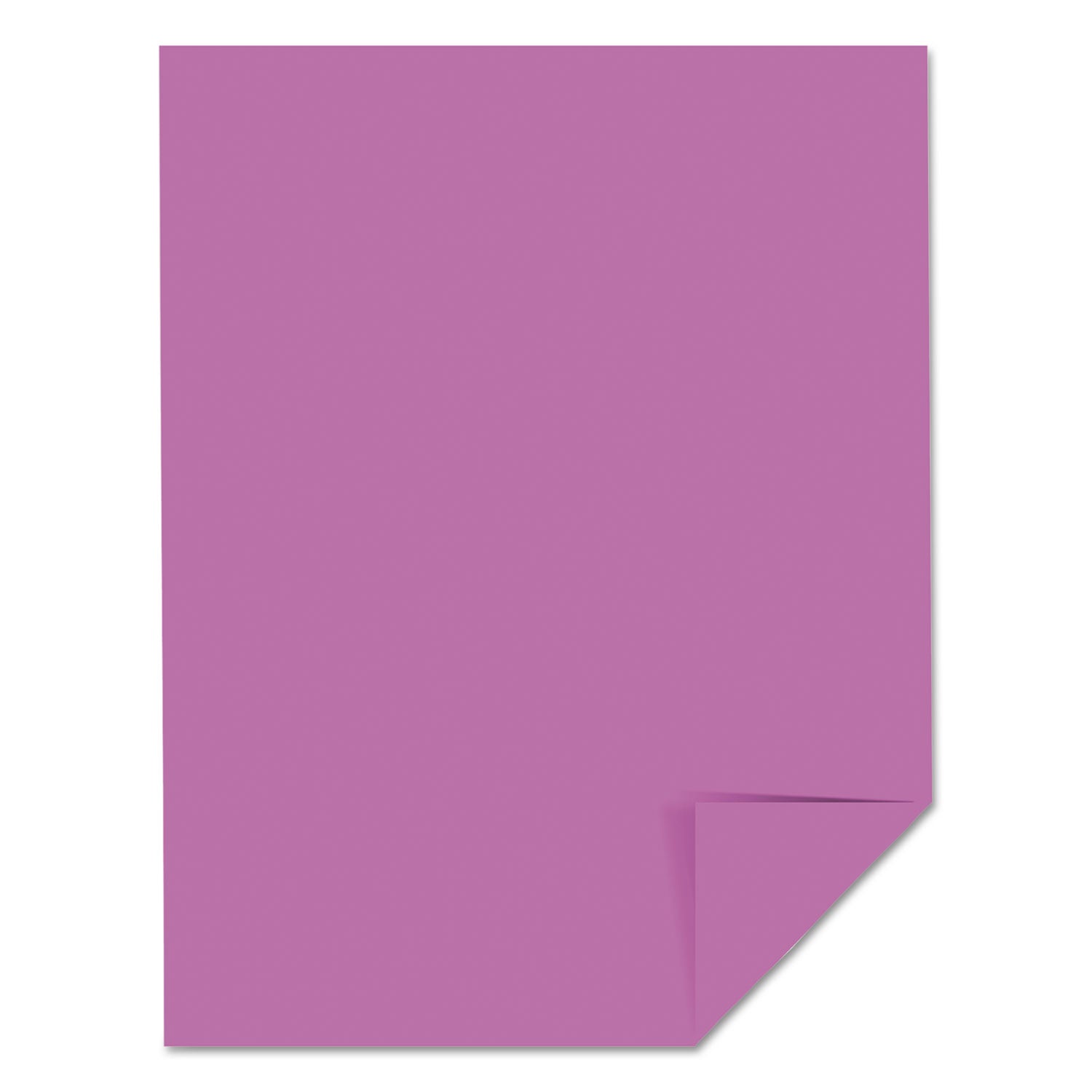 Astrobrights® Color Cardstock, 65 lb Cover Weight, 8.5 x 11, Outrageous Orchid, 250/Pack