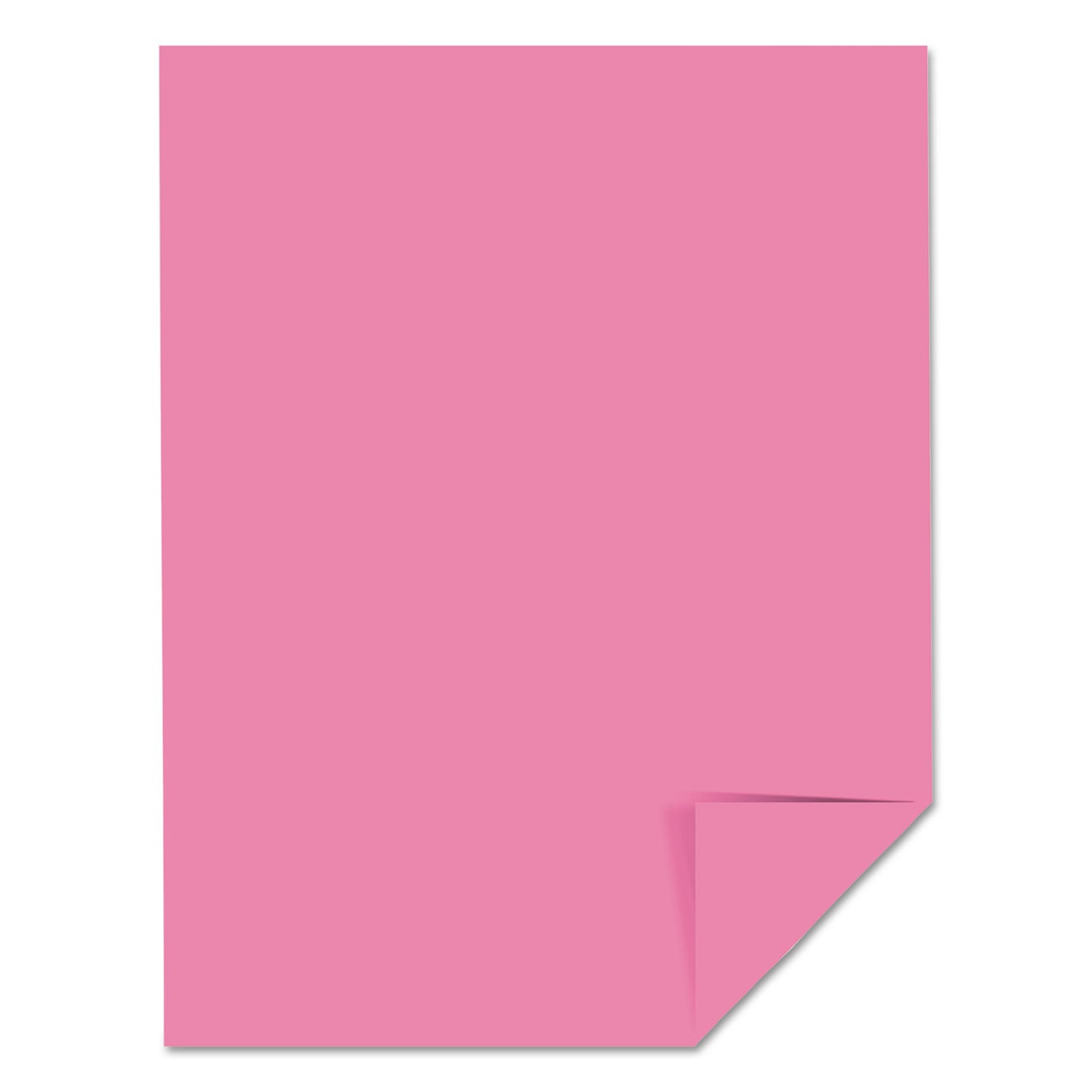 Astrobrights® Color Cardstock, 65 lb Cover Weight, 8.5 x 11, Pulsar Pink, 250/Pack