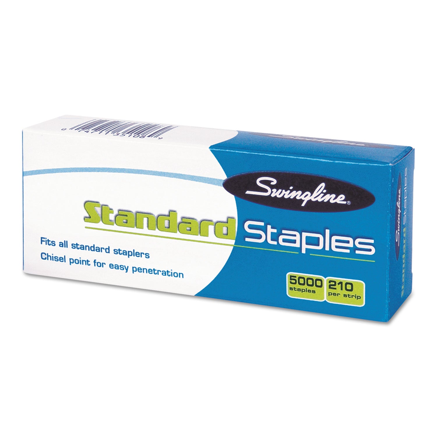 Swingline® S.F. 1 Standard Staples, 0.25" Leg, 0.5" Crown, Steel, 5,000/Box