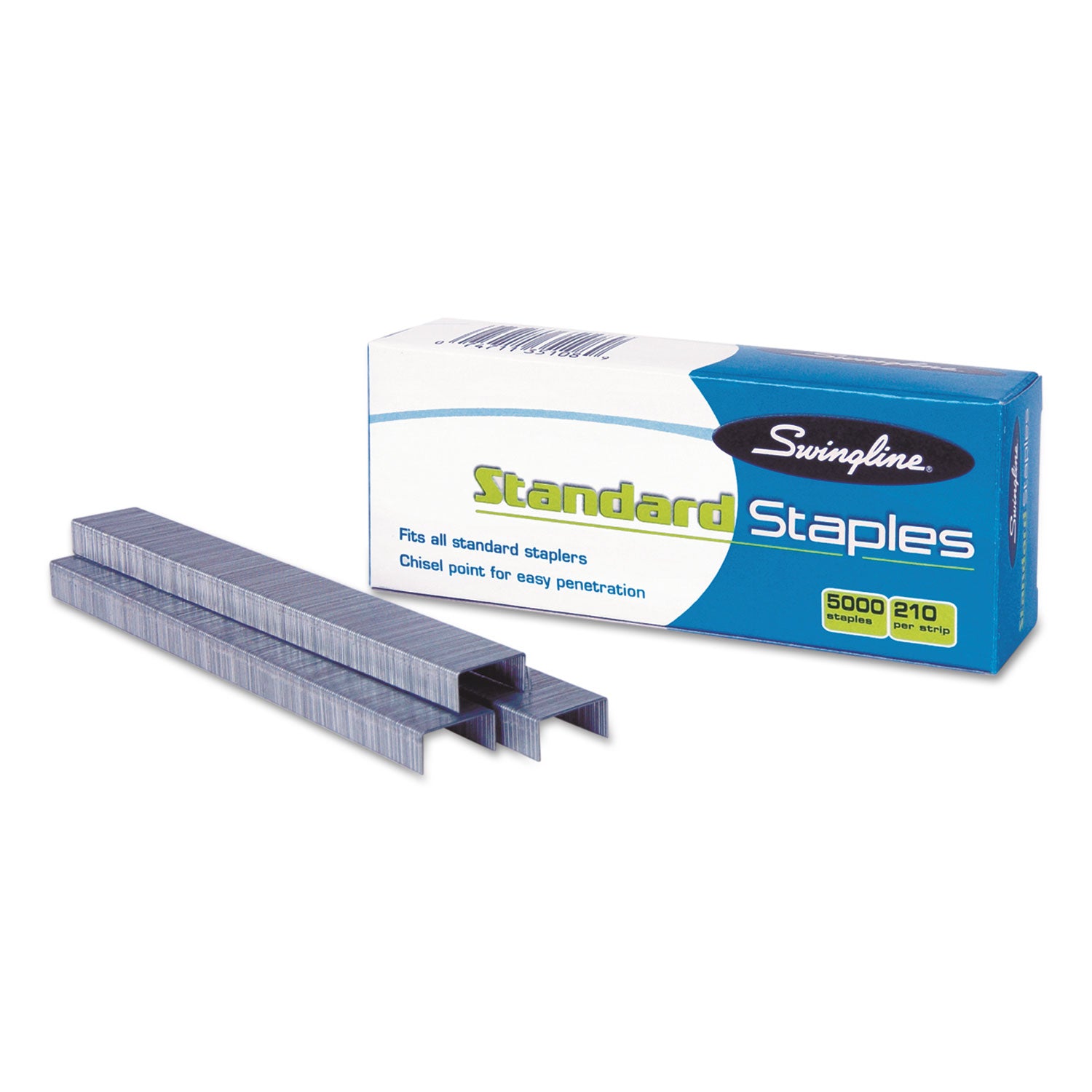 Swingline® S.F. 1 Standard Staples, 0.25" Leg, 0.5" Crown, Steel, 5,000/Box