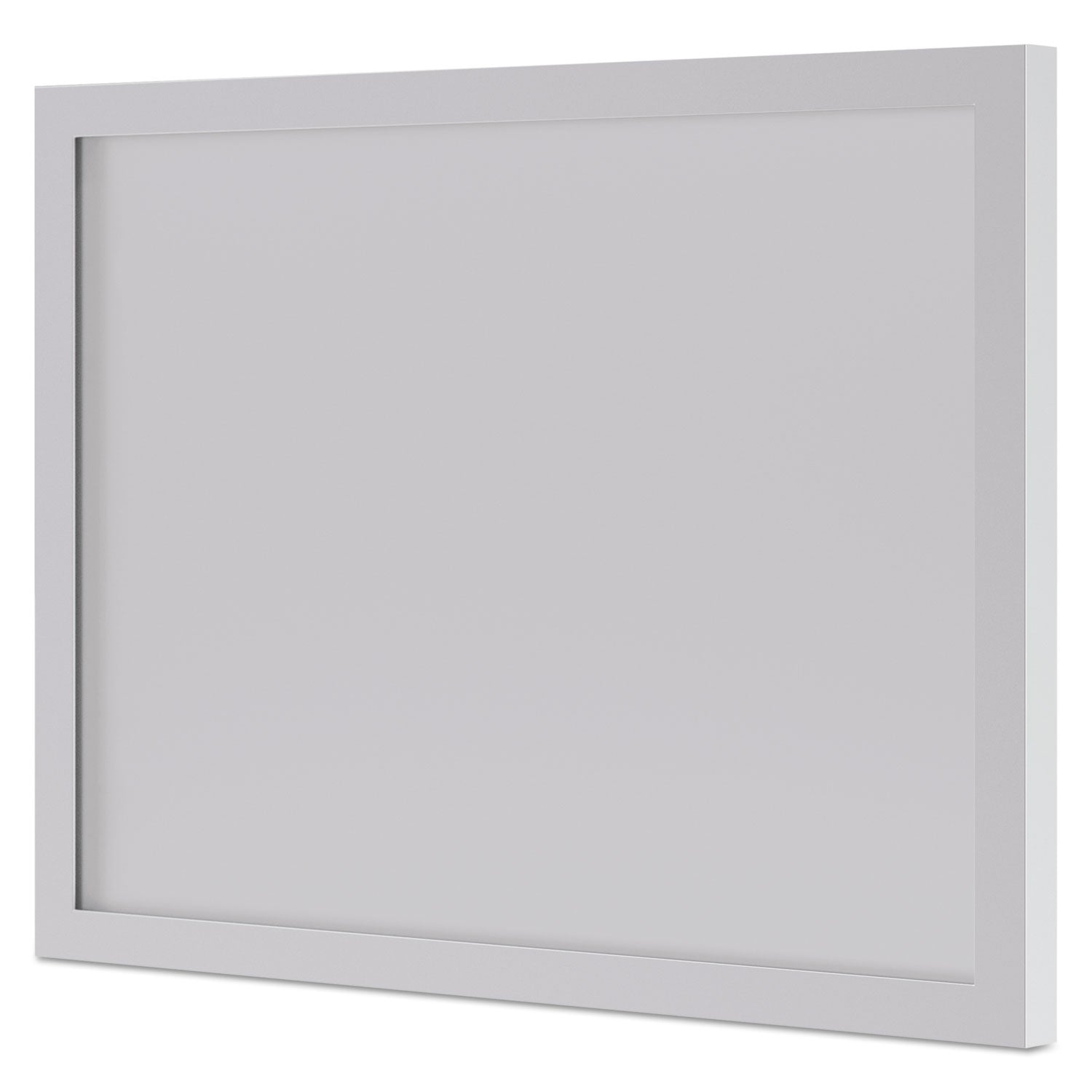 BL Series Frosted Glass Modesty Panel, 39.5w x 0.13d x 27.25h, Silver/Frosted