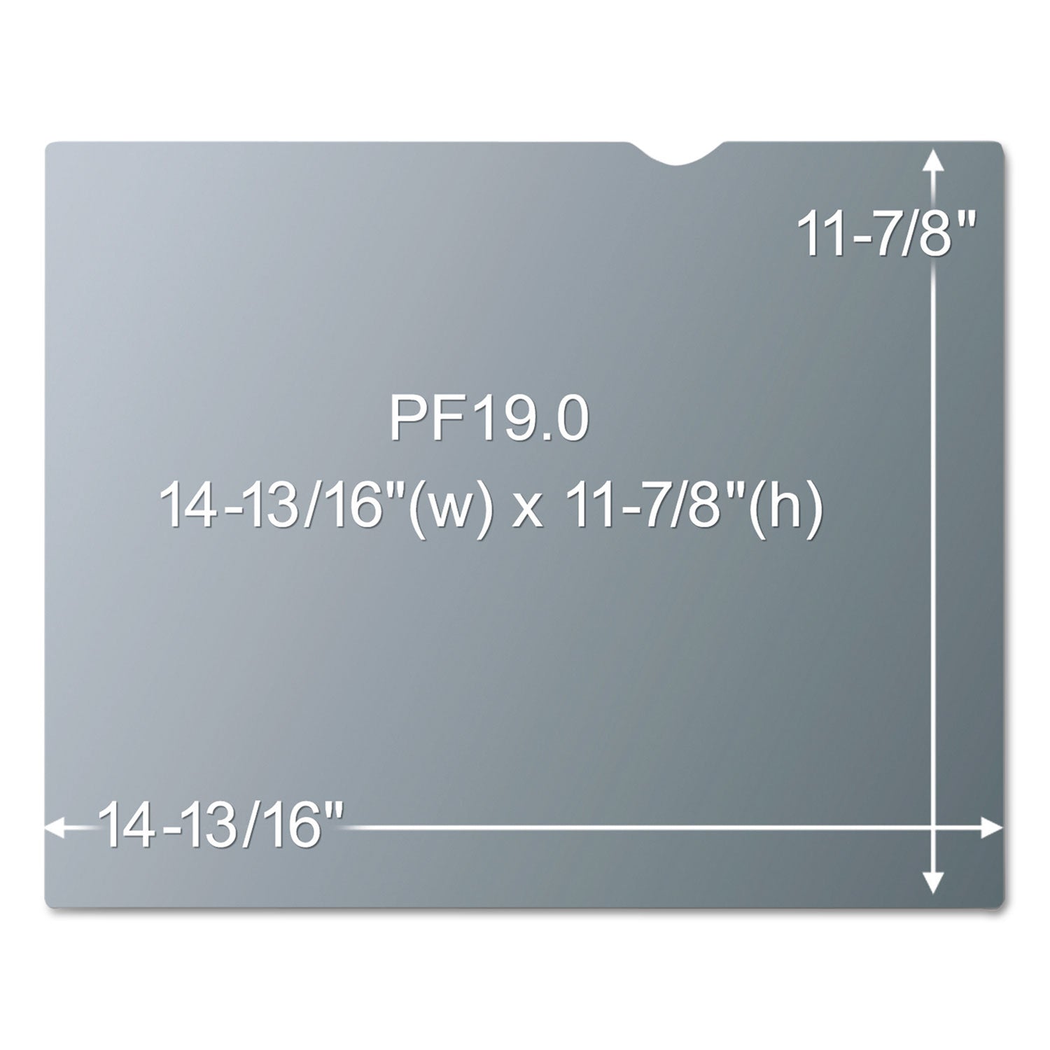 3M™ Antiglare Frameless Filter for 19" Flat Panel Monitor