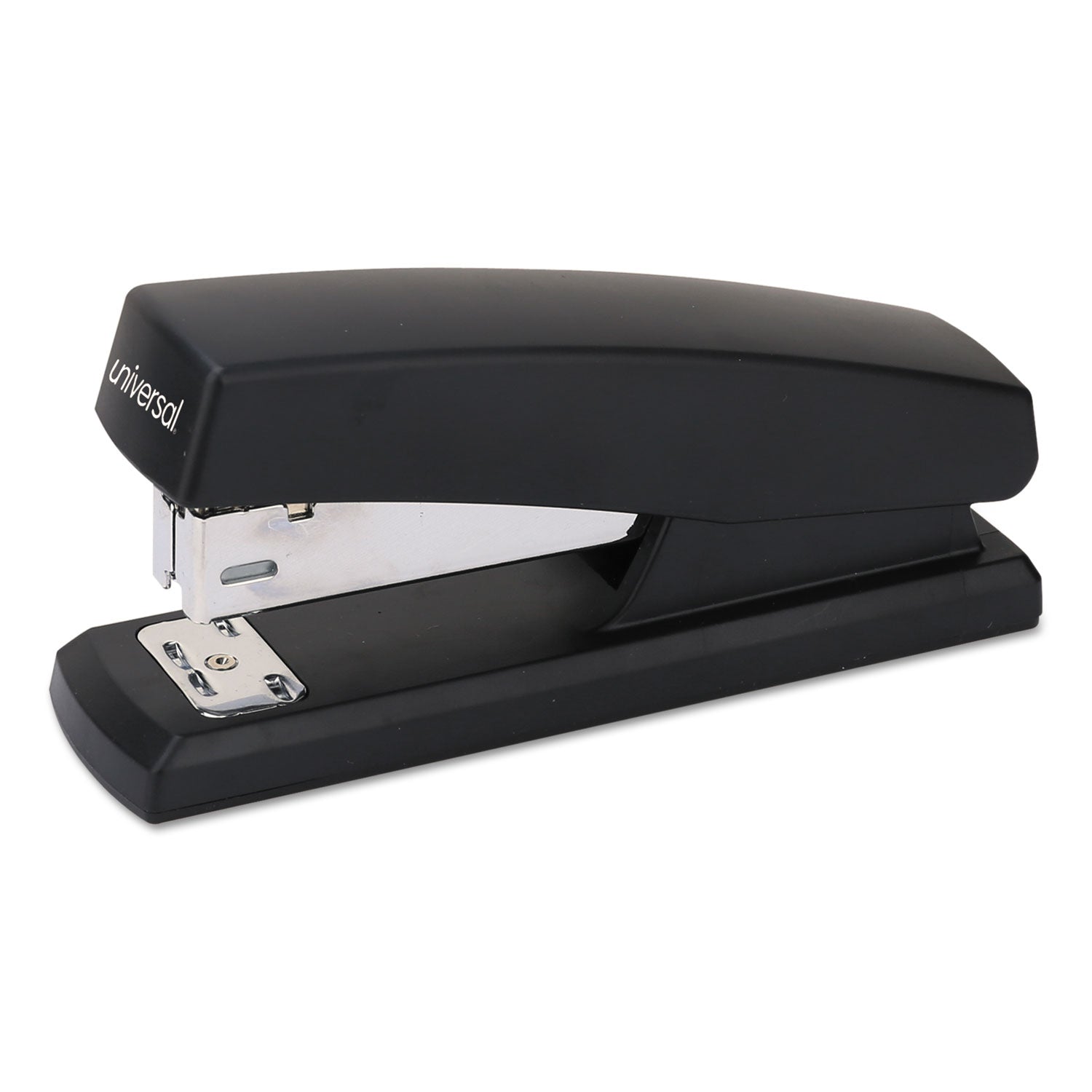 Universal® Half-Strip Stapler, 20-Sheet Capacity, Black