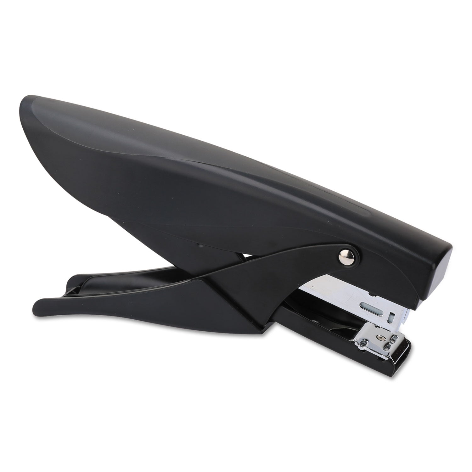 Universal® Deluxe Plier Stapler, 20-Sheet Capacity, 0.25" Staples, 1.75" Throat, Black