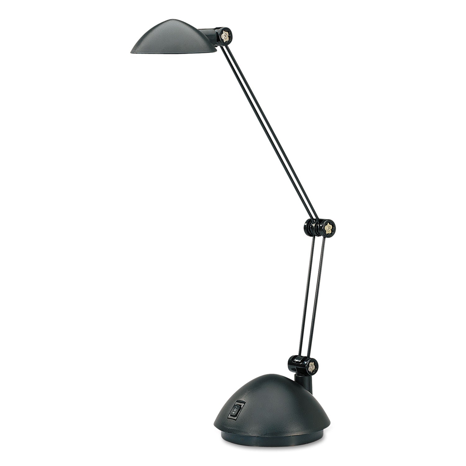 Alera® Twin-Arm Task LED Lamp with USB Port, 11.88w x 5.13d x 18.5h, Black