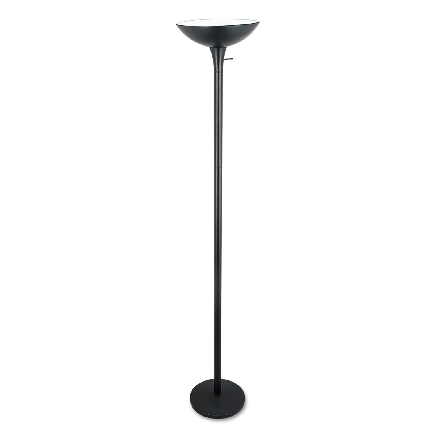 Torchier Floor Lamp, 12.5w x 12.5d x 72h, Matte Black