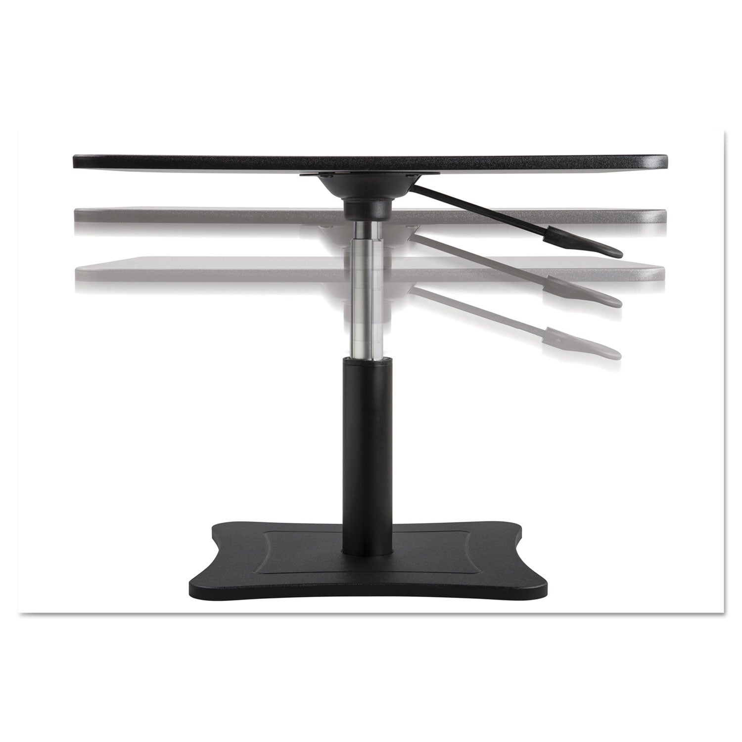 Victor® DC230 Adjustable Laptop Stand, 21" x 13" x 12" to 15.75", Black, Supports 20 lbs