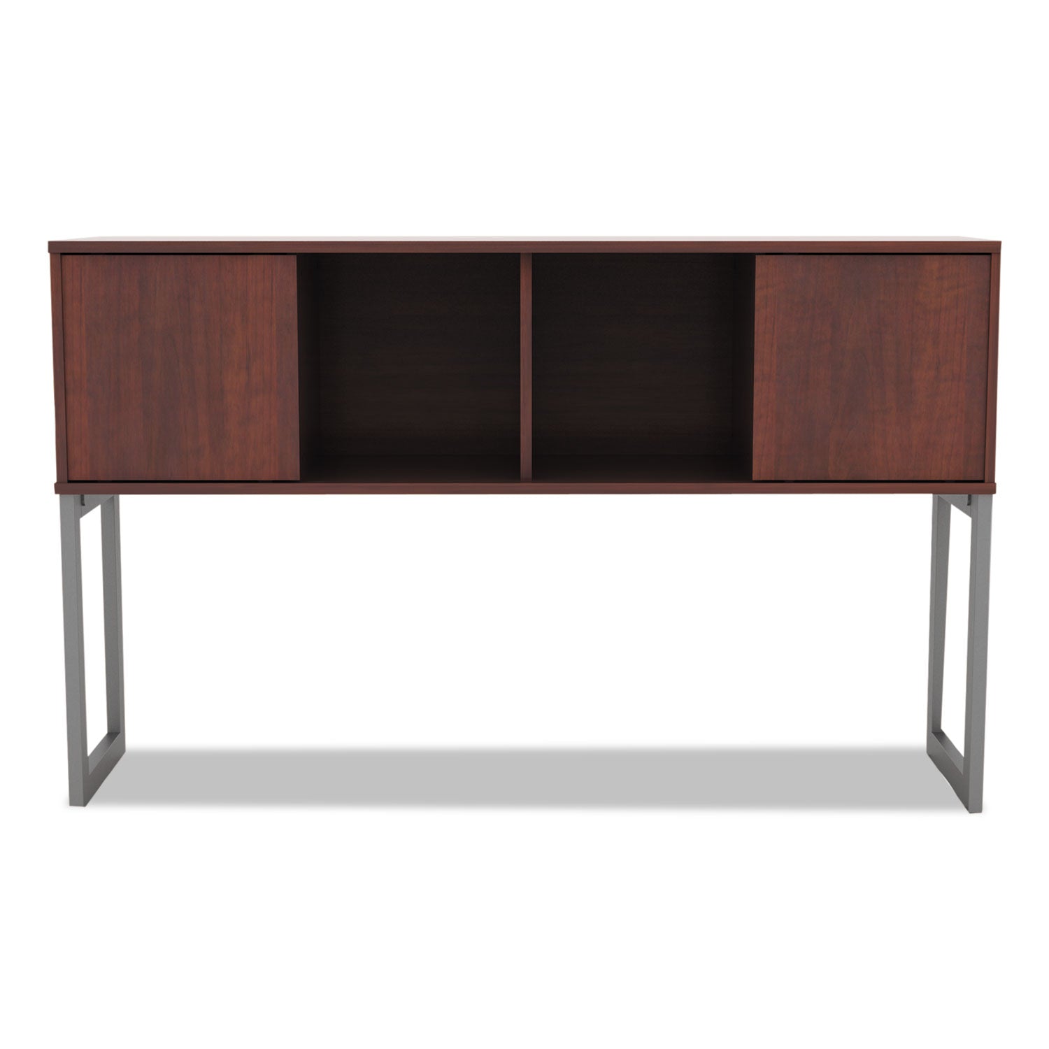 Alera® Alera Open Office Desk Series Hutch, 59w x 15d x 36.38h, Medium Cherry