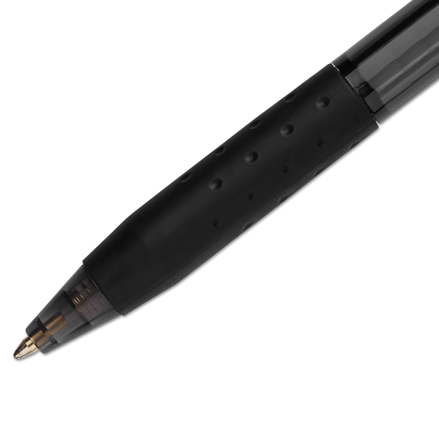 Paper Mate® InkJoy 300 RT Ballpoint Pen, Retractable, Medium 1 mm, Black Ink, Black Barrel, Dozen