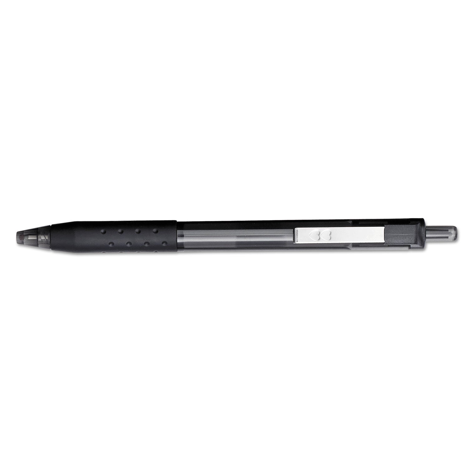 Paper Mate® InkJoy 300 RT Ballpoint Pen, Retractable, Medium 1 mm, Black Ink, Black Barrel, Dozen