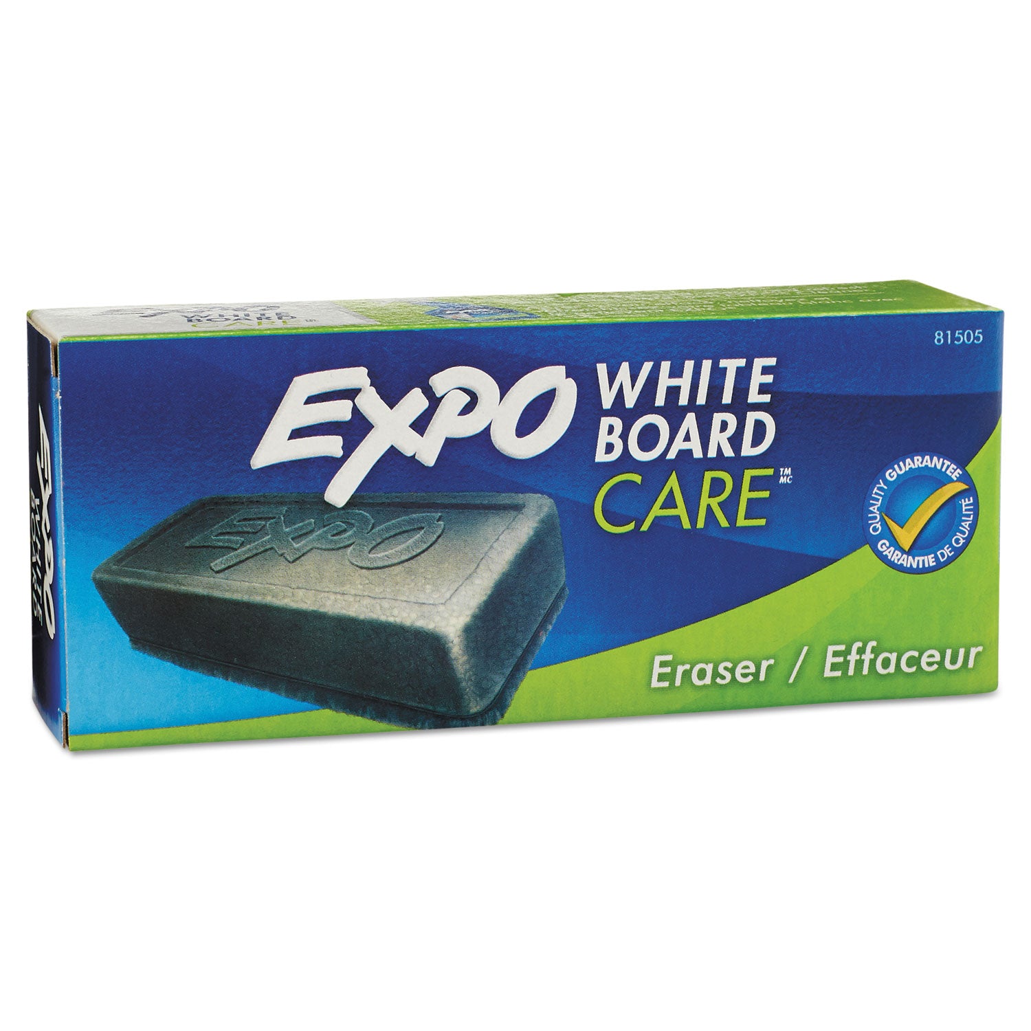 EXPO® White Board CARE Dry Erase Eraser, 5.13" x 1.25"