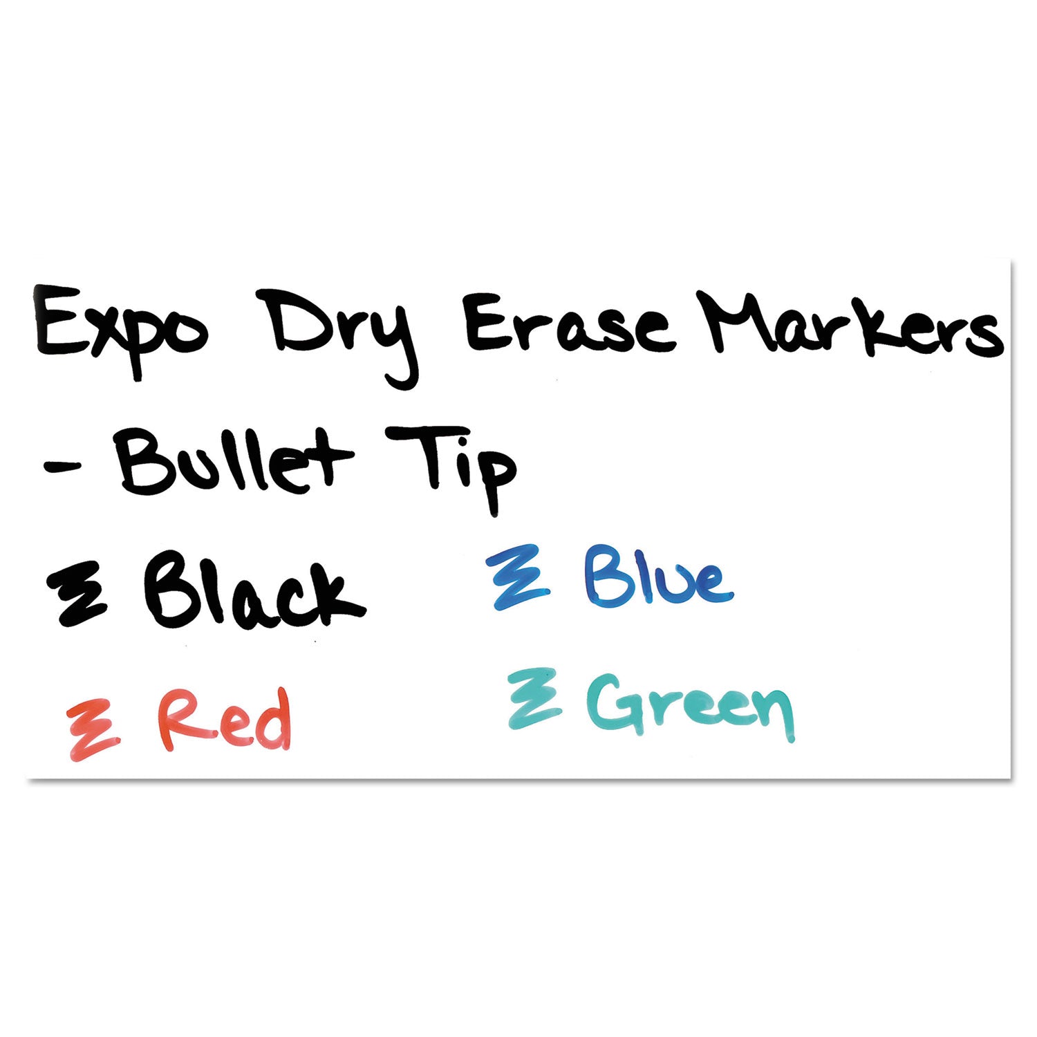 EXPO® Low-Odor Dry-Erase Marker, Medium Bullet Tip, Blue, Dozen