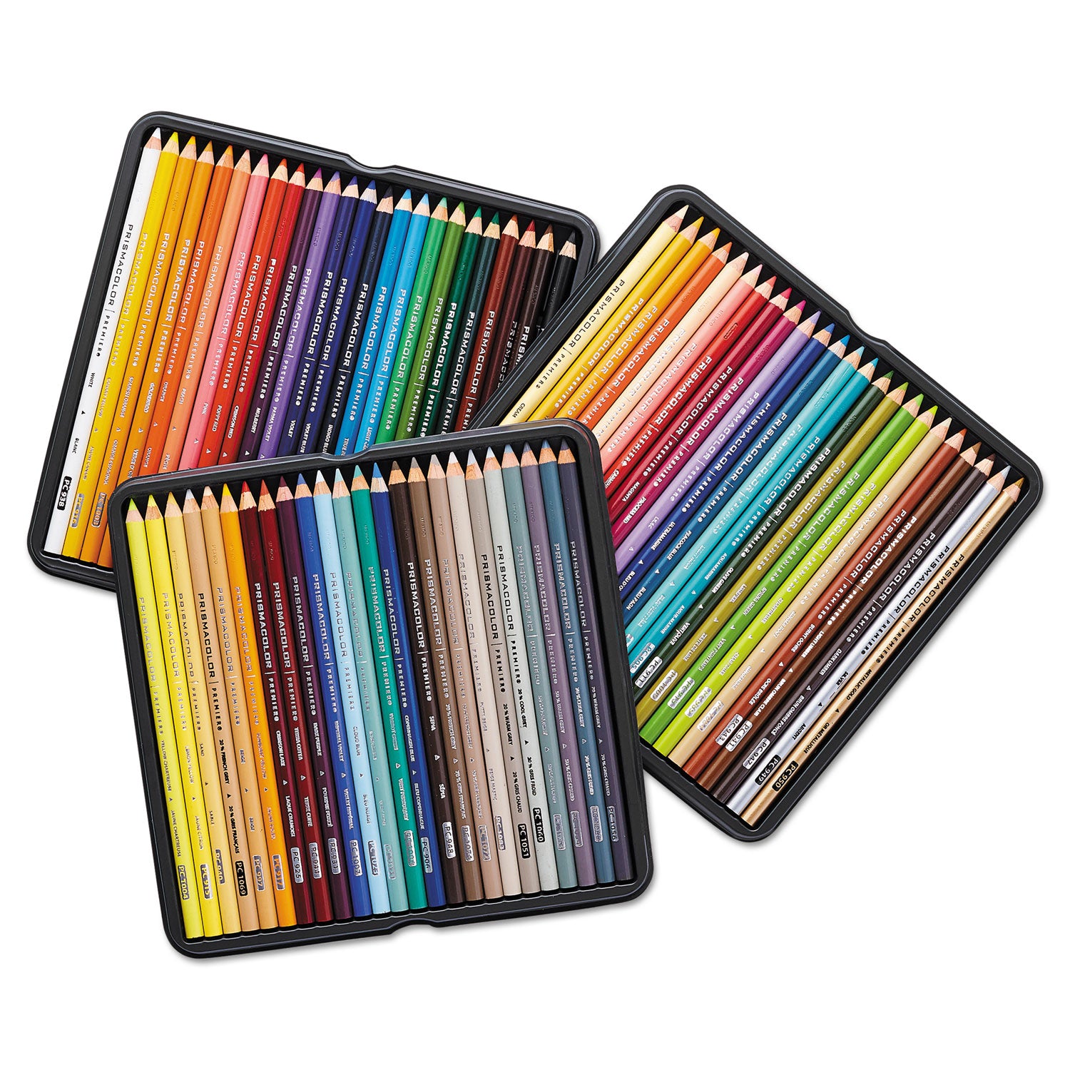 Prismacolor® Premier Colored Pencil, 0.7 mm, 2H (#4), Assorted Lead and Barrel Colors, 72/Pack