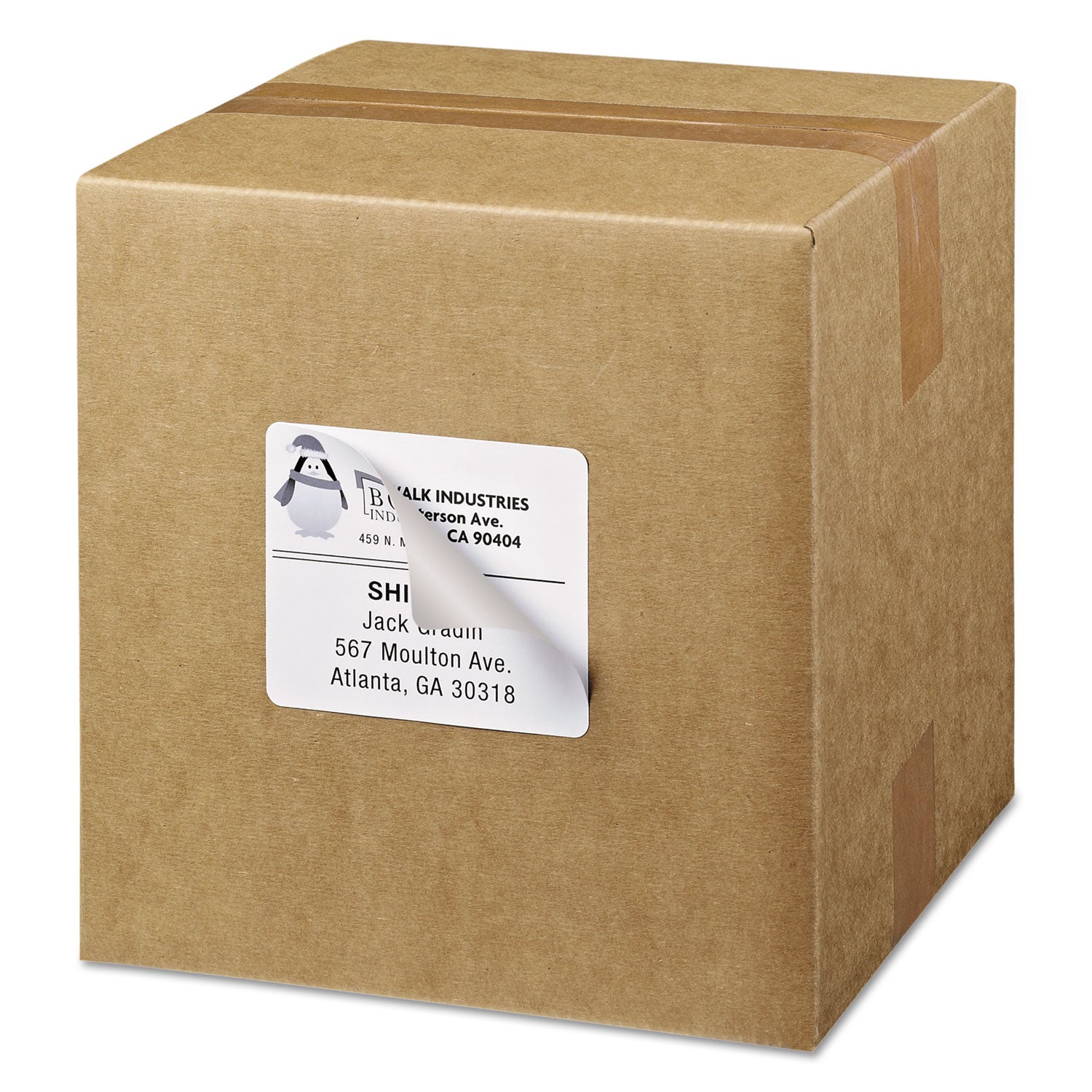 Avery® Shipping Labels w/ TrueBlock Technology, Laser Printers, 3.33 x 4, White, 6/Sheet, 100 Sheets/Box