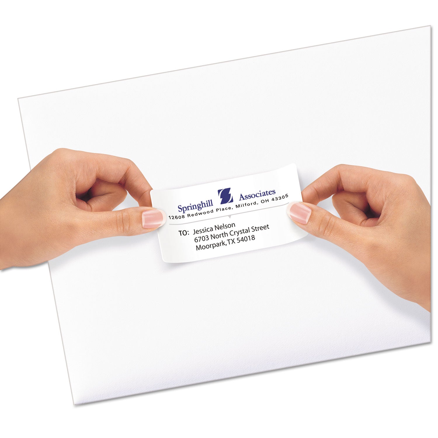 Avery® Repositionable Address Labels w/Sure Feed, Inkjet/Laser, 2 x 4, White, 250/Box