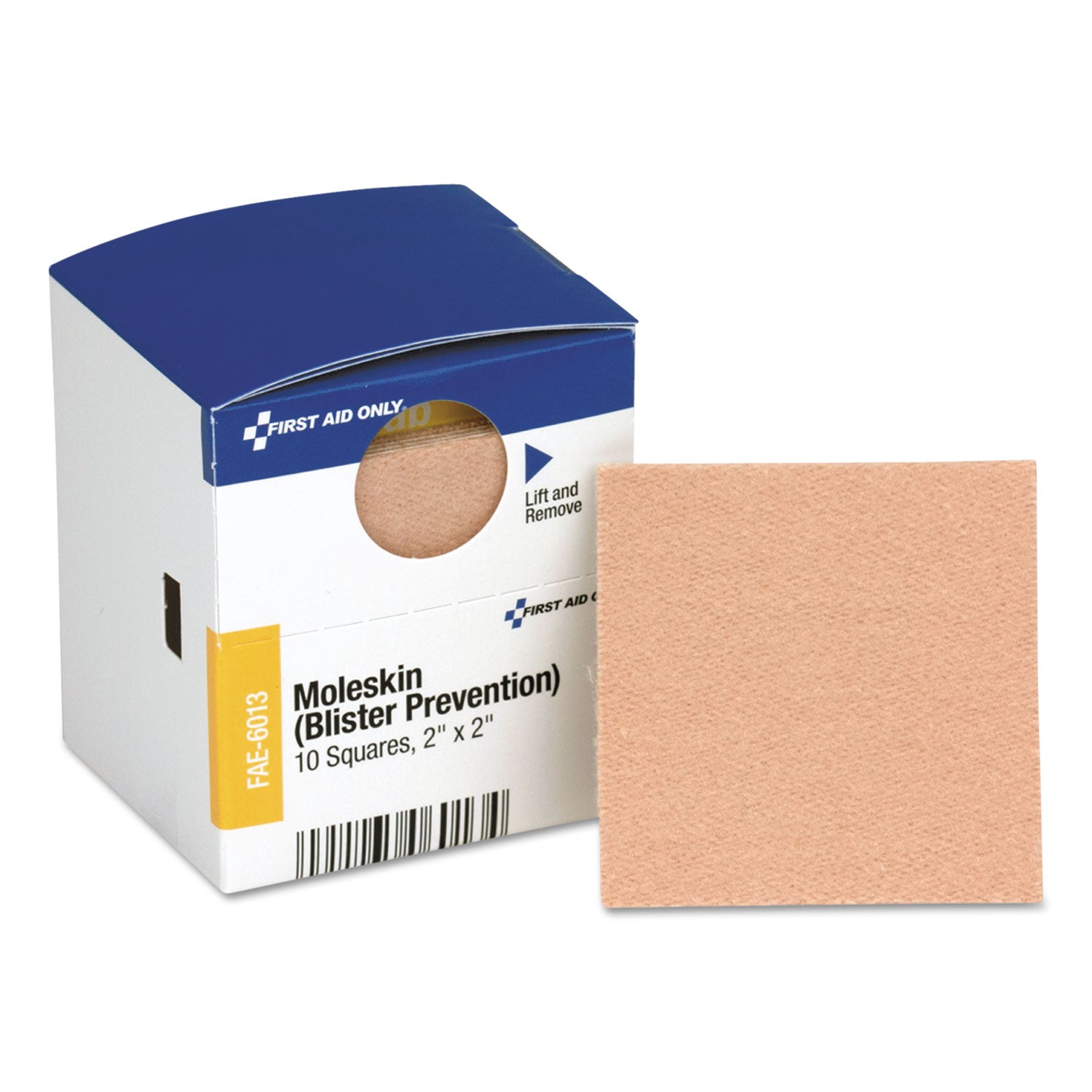 SmartCompliance Moleskin/Blister Protection, 2" Squares, 10/Box