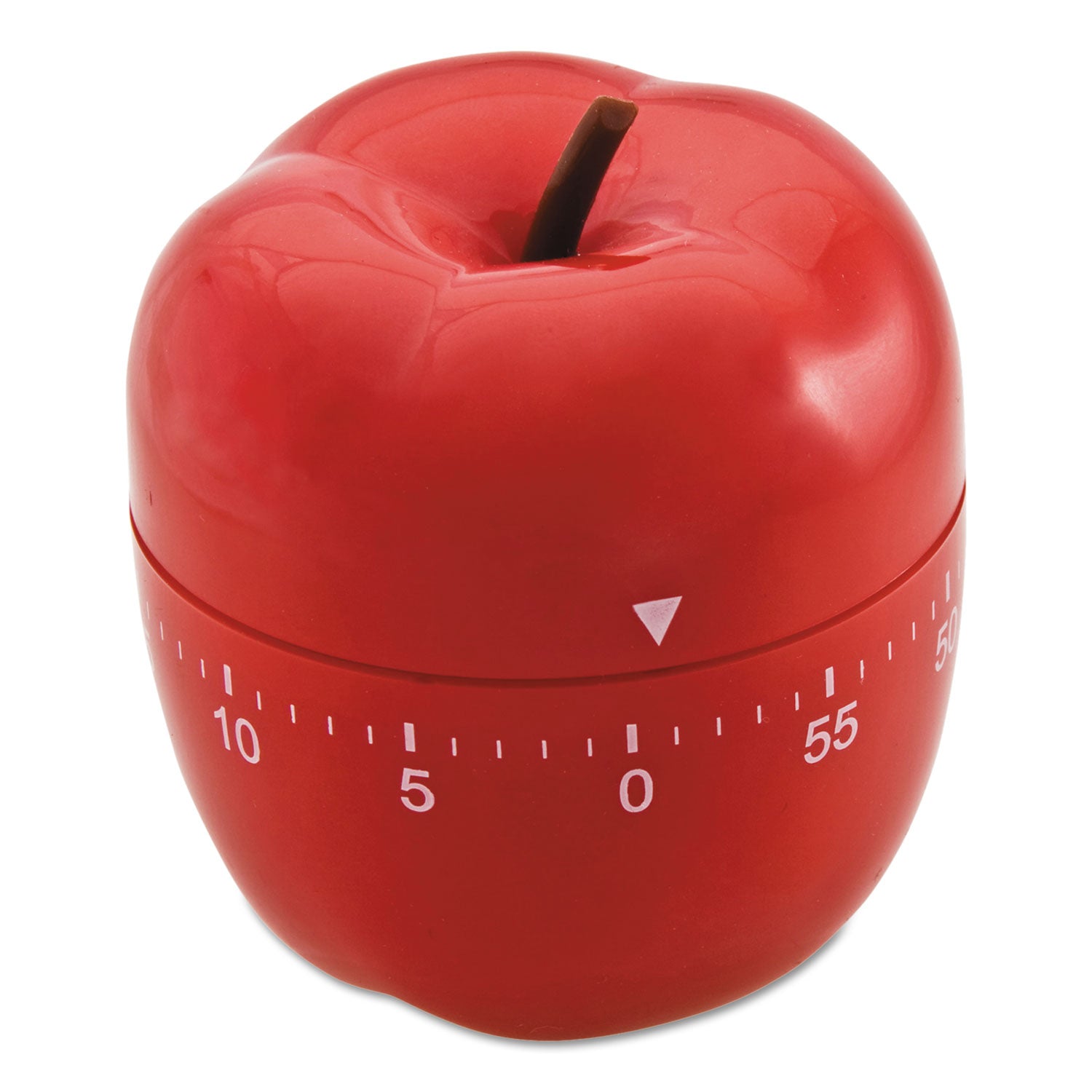 Baumgartens® Shaped Timer, 4" Diameter x 4"h, Red Apple