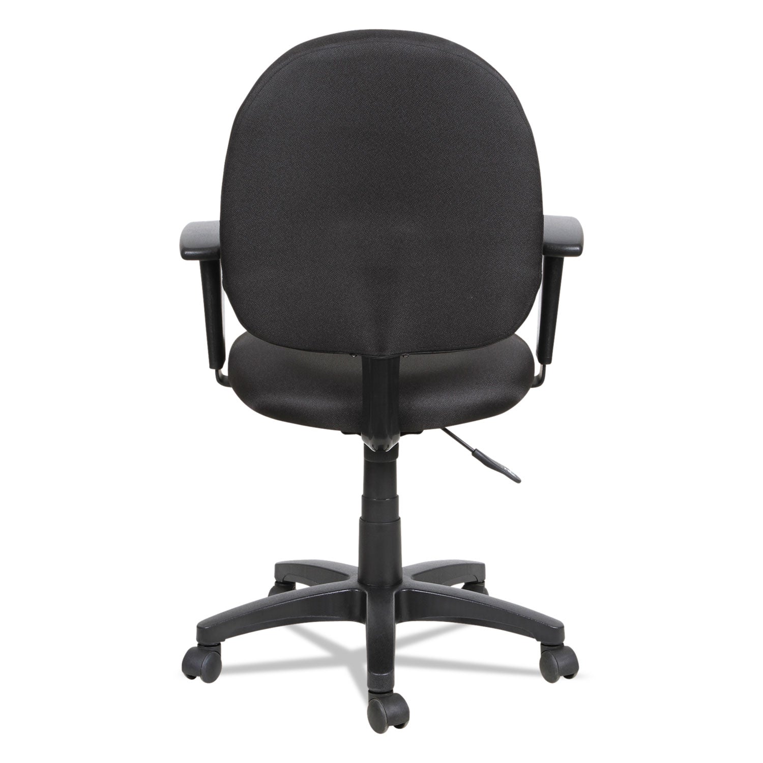 Alera® Alera Essentia Series Swivel Task Chair with Adjustable Arms, Supports Up to 275 lb, 17.71" to 22.44" Seat Height, Black