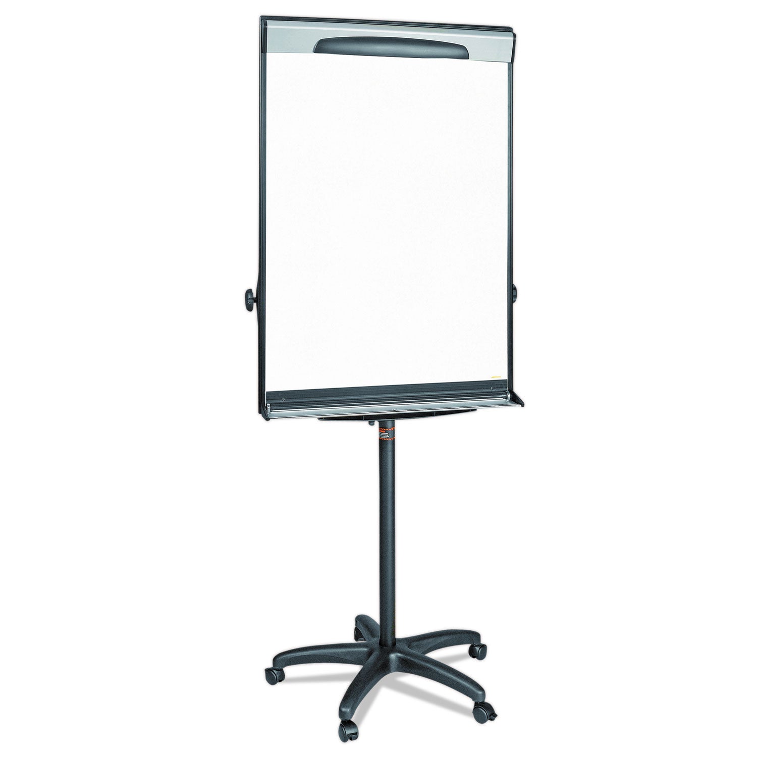 MasterVision® Tripod Extension Bar Magnetic Dry-Erase Easel, 69" to 78" High, Black/Silver