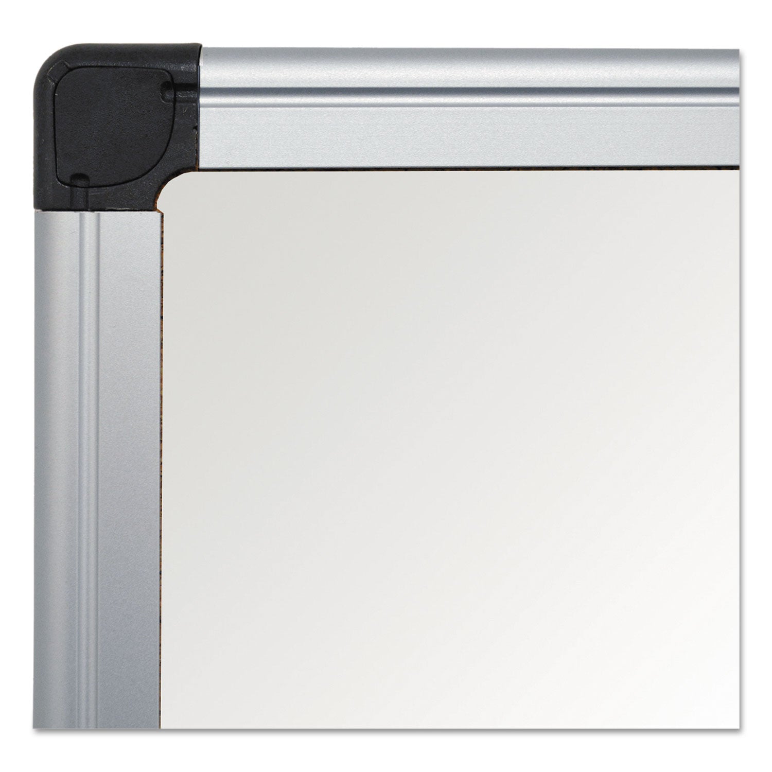 MasterVision® Value Lacquered Steel Magnetic Dry Erase Board, 24 x 36, White Surface, Silver Aluminum Frame