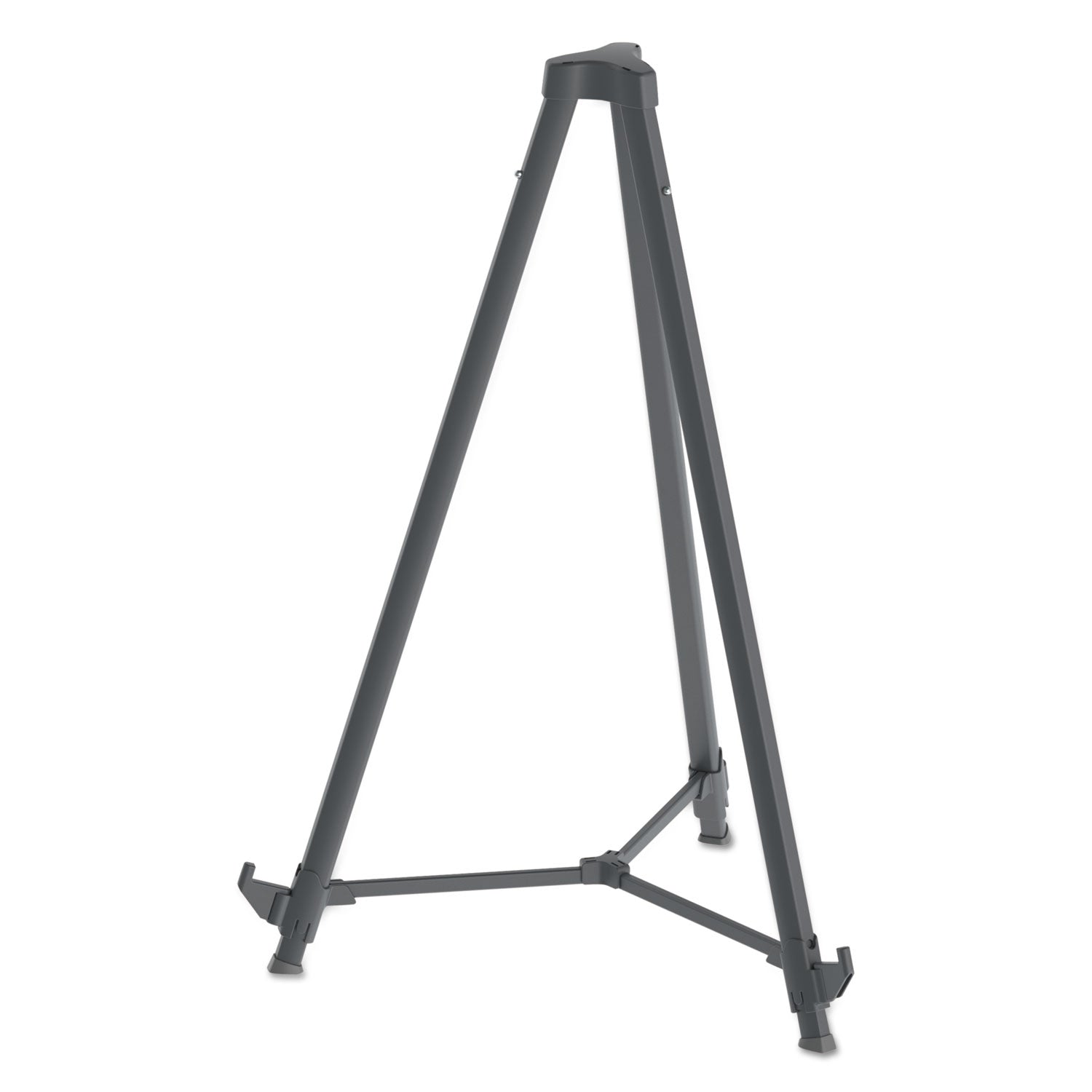 MasterVision® Quantum Heavy Duty Display Easel, 35.62" to 61.22" High, Plastic, Black