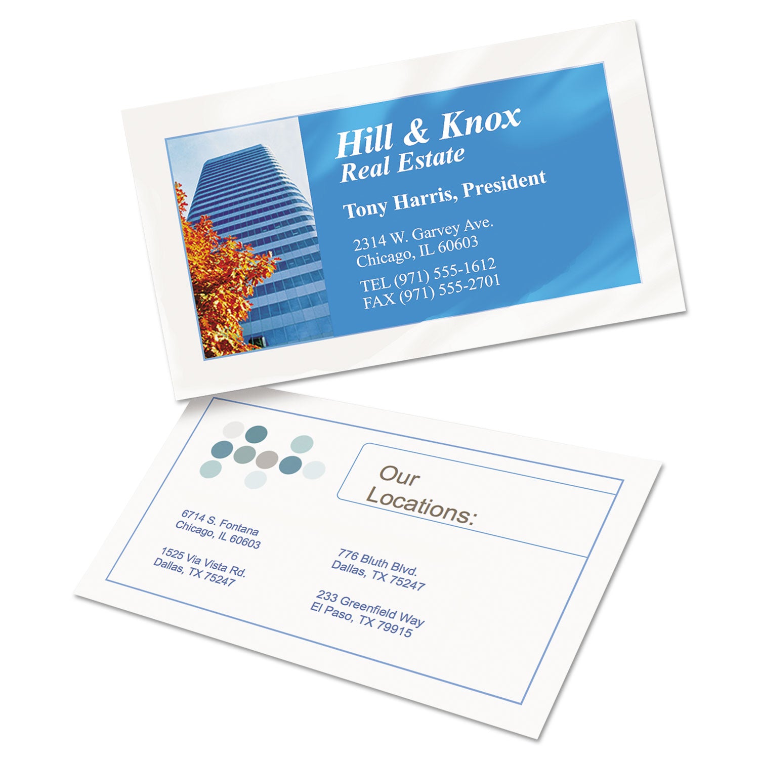 Avery® True Print Clean Edge Business Cards, Inkjet, 2 x 3.5, Glossy White, 200 Cards, 10 Cards Sheet, 20 Sheets/Pack