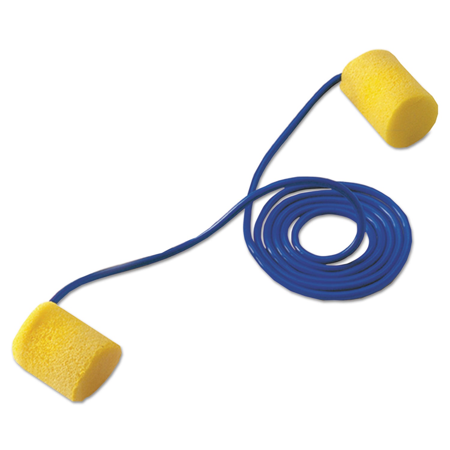 3M™ E-A-R Classic Earplugs, Corded, PVC Foam, Yellow, 200 Pairs/Box