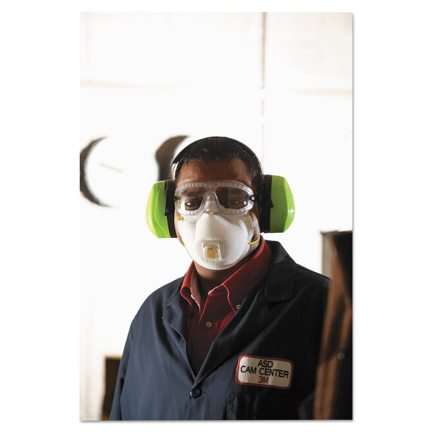 3M™ Particulate Respirator w/Cool Flow Exhalation Valve, Standard Size, 10/Box