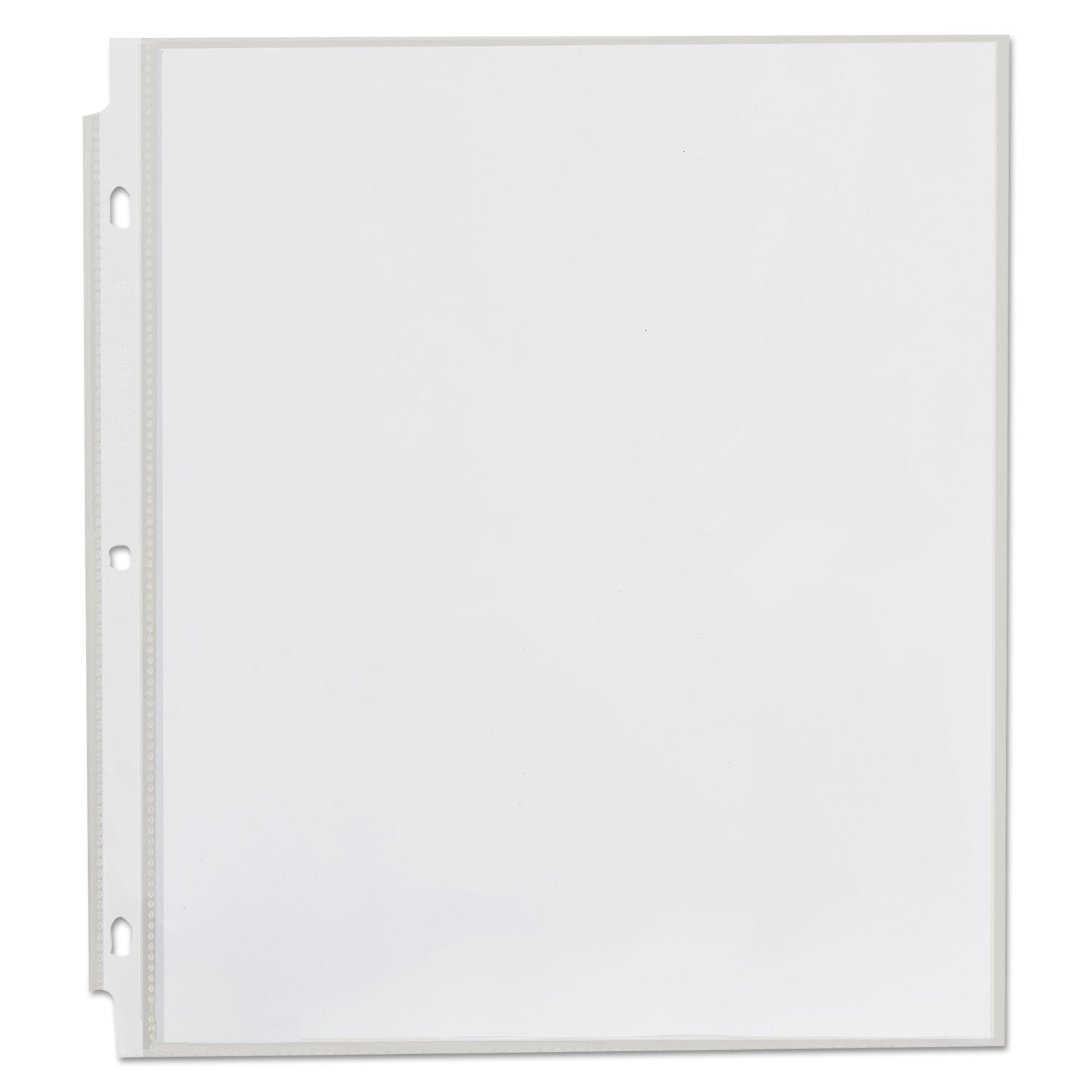 Universal® Standard Sheet Protector, Standard, 8.5 x 11, Clear, Non-Glare, 100/Box