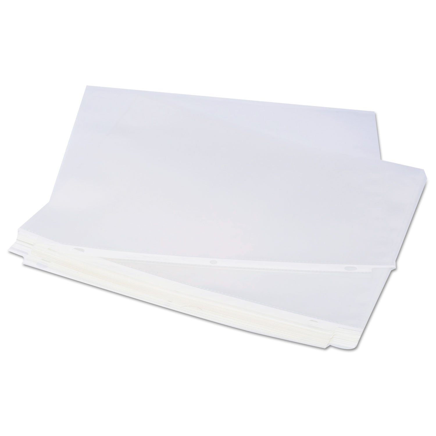 Universal® Top-Load Poly Sheet Protectors, Standard Gauge, Letter, Clear, 50/Pack