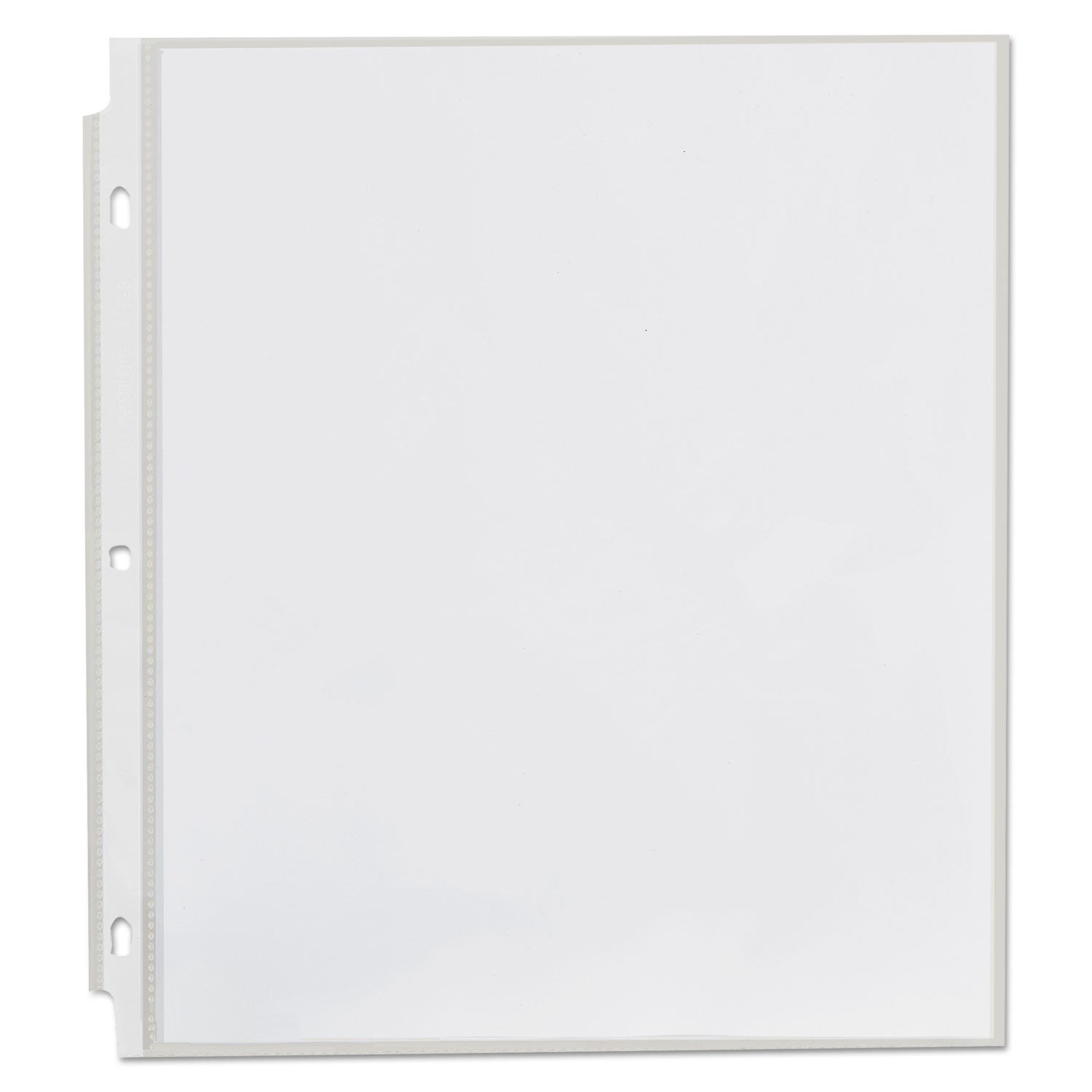 Universal® Standard Sheet Protector, Economy, 8.5 x 11, Clear, 200/Box