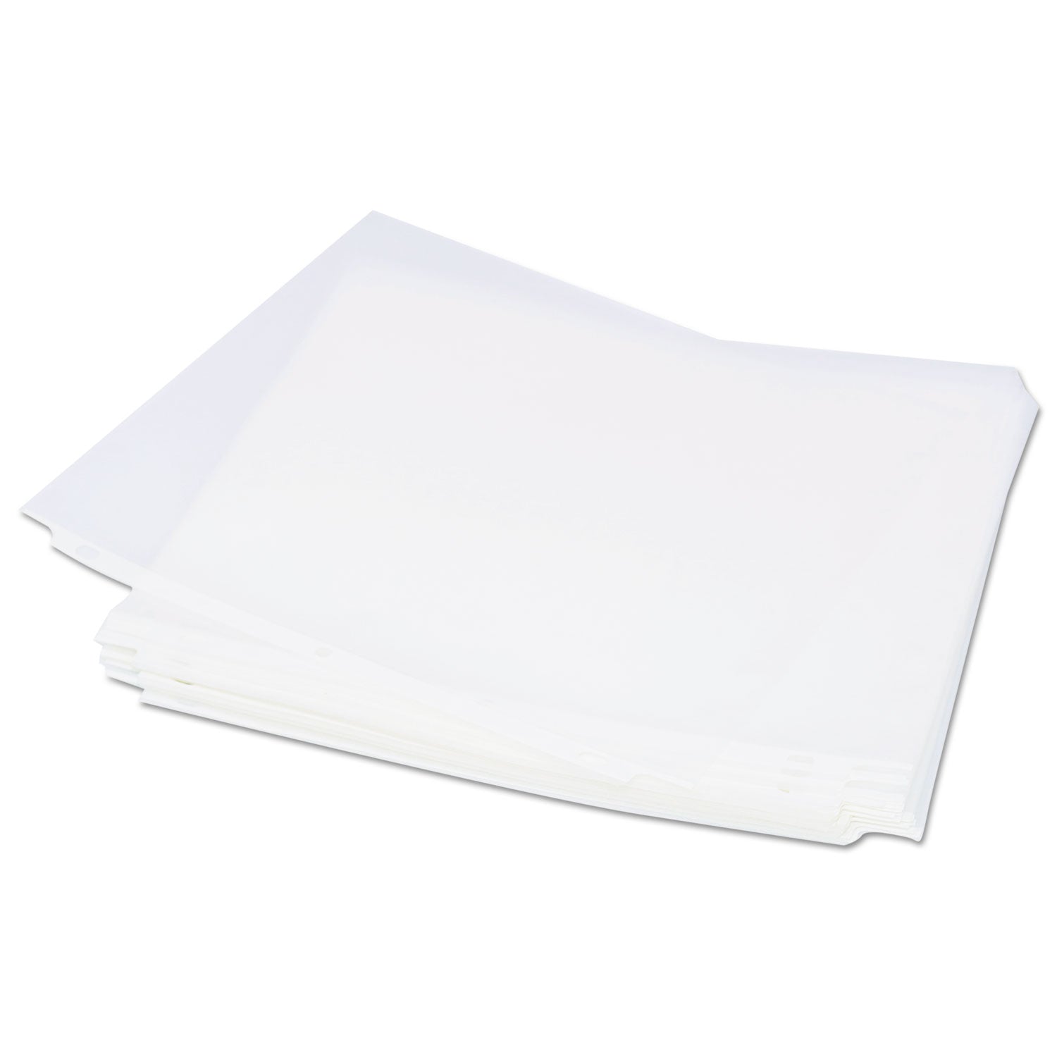 Universal® Top-Load Poly Sheet Protectors, Heavy Gauge, Nonglare, Clear 50/Pack