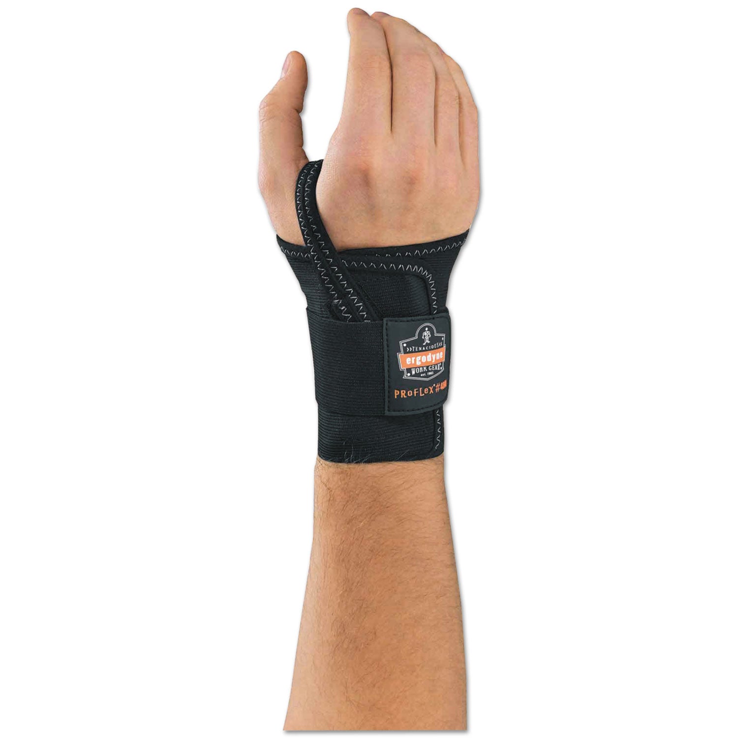 ProFlex 4000 Wrist Support, Large (7-8"), Fits Left-Hand, Black