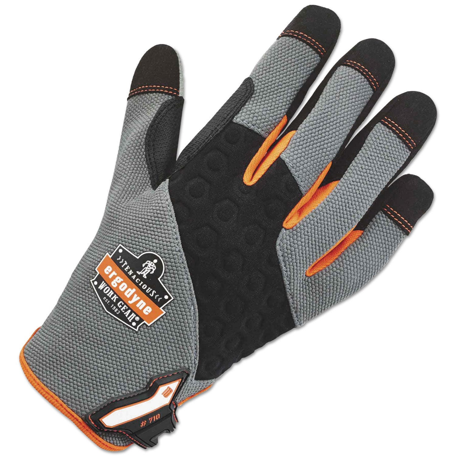 ProFlex 710 Heavy-Duty Utility Gloves, Gray, Large, 1 Pair