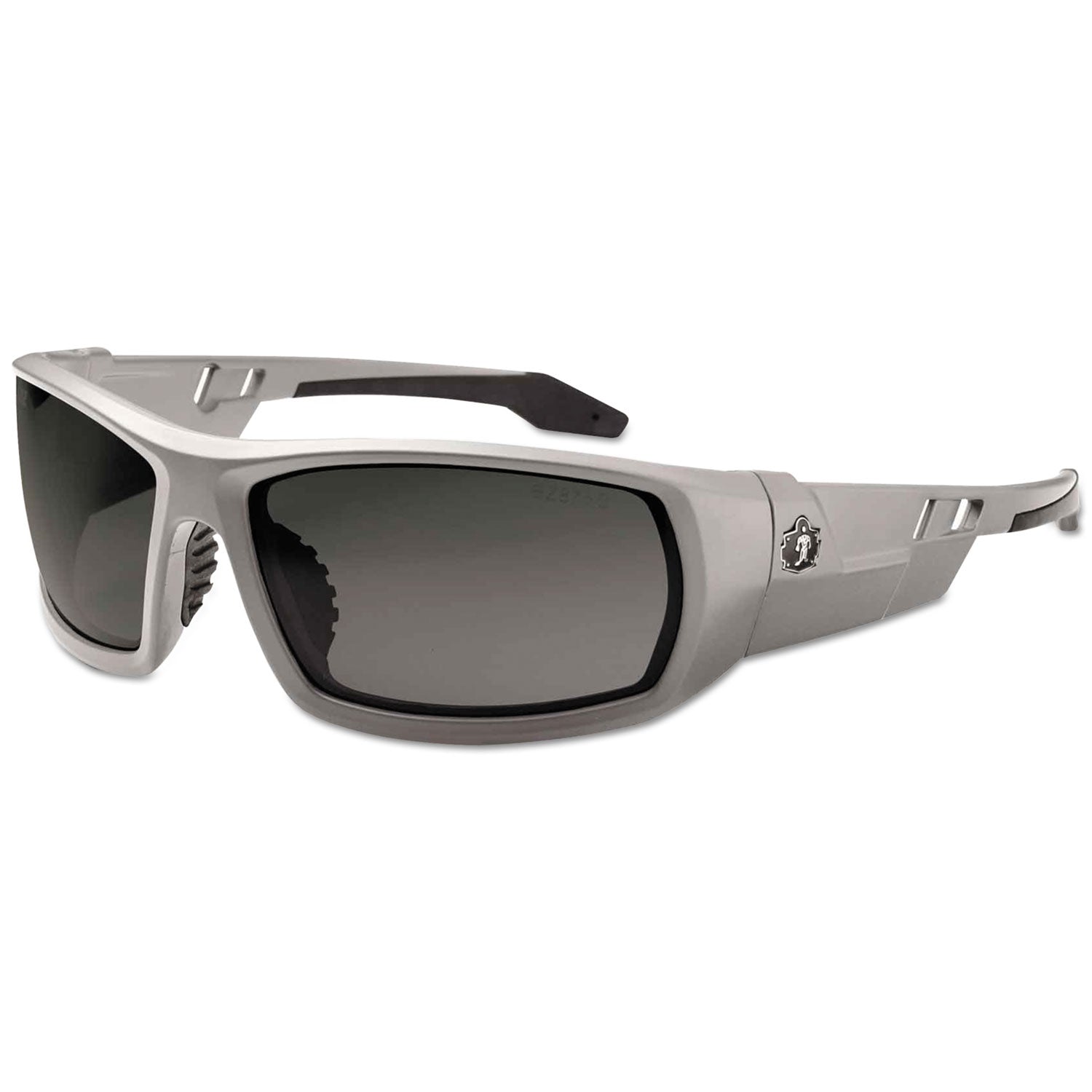 Skullerz Odin Safety Glasses, Gray Frame/Smoke Lens, Nylon/Polycarb